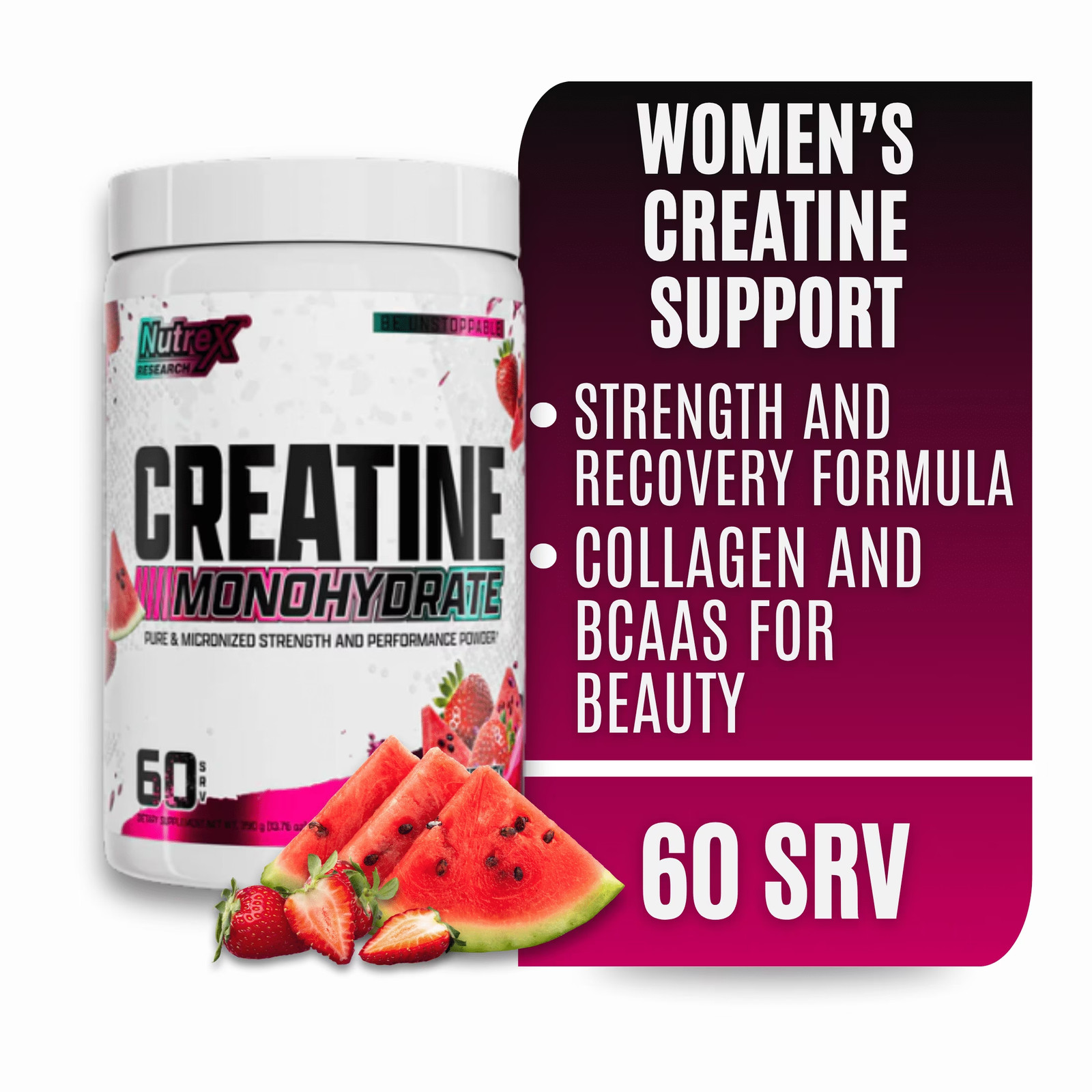 Flavored Creatine Powder- 5G Creatine, Mixes Easily – Supports Energy, Muscle Gr