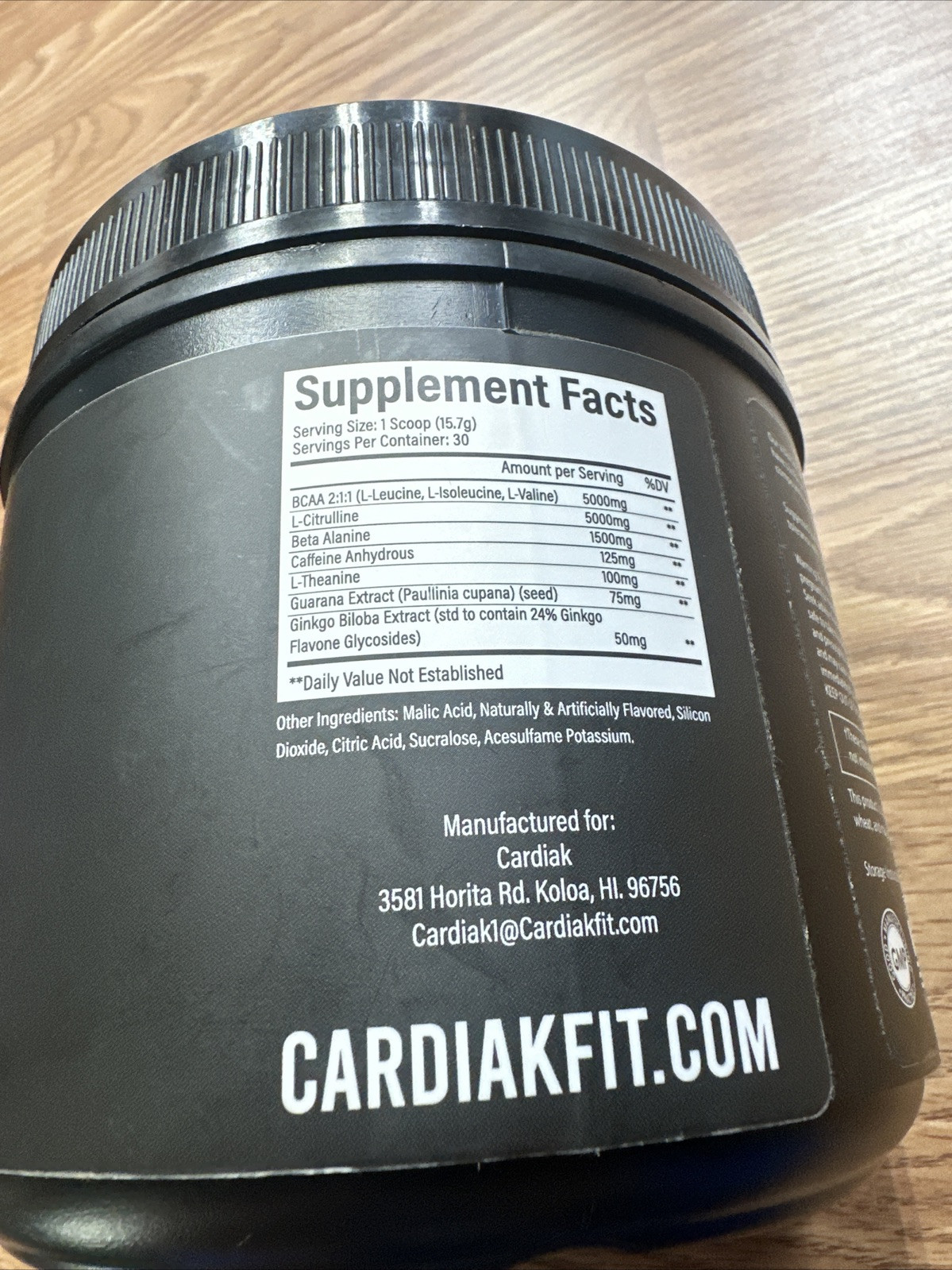 – Cardiak Pre-Workout – Rainbow Sherbet – 30 Servings