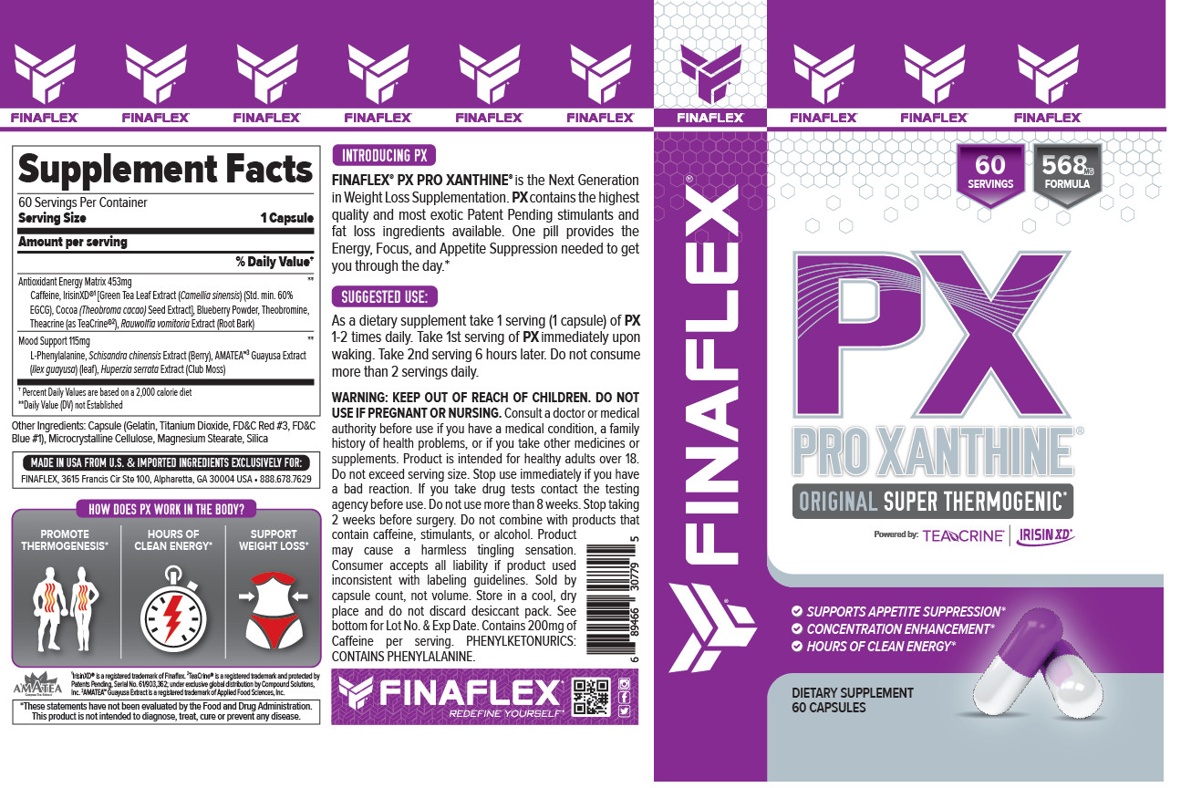 Finaflex PX WHITE / Fat Burner / Weight Loss – 60 Capsules