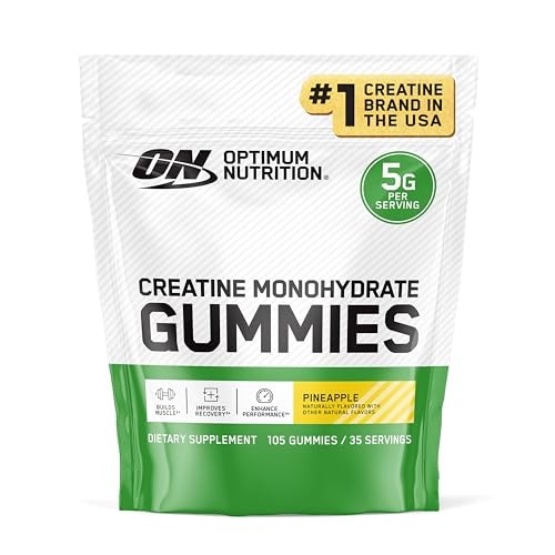 Creatine Monohydrate Gummies Pineapple 105 Count 5g