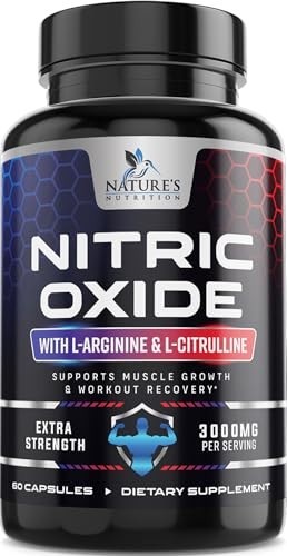 Nitric Oxide Booster Extra Strength 3000mg – L Arginine 3X Strength Nitric Oxide