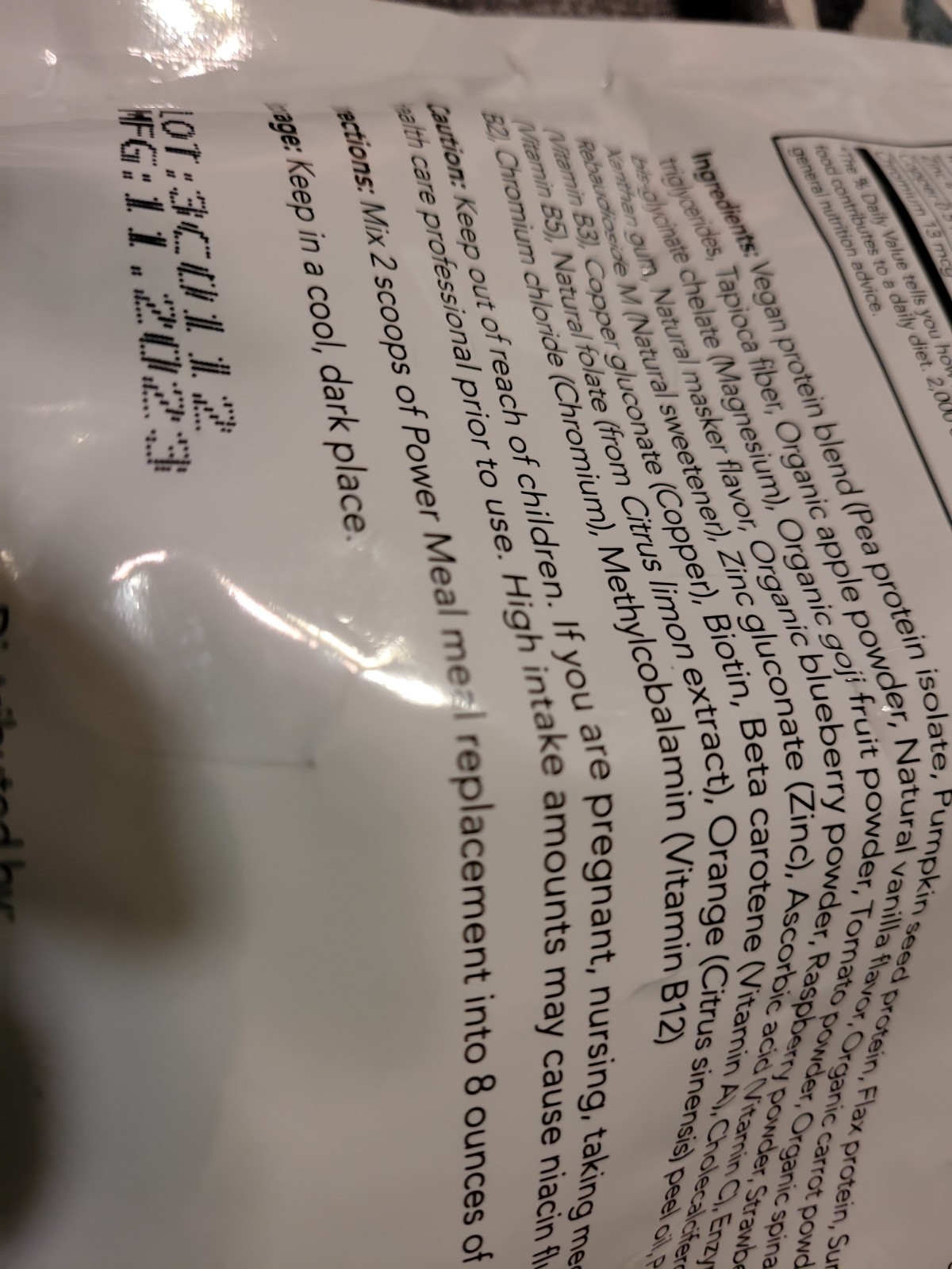 Young Living Essential Oils Power Meal Vegan Meal Replacement