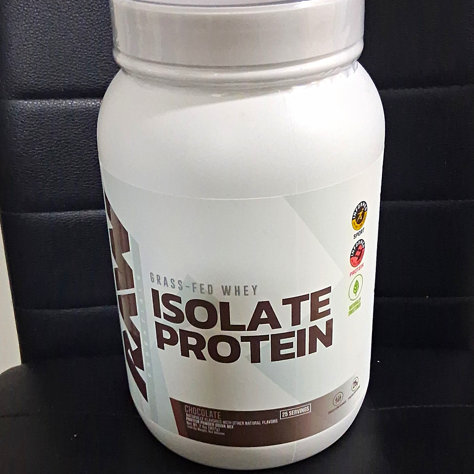 RAW Nutrition Grass Fed Whey Protein Isolate Powder, Chocolate, Gym & Training
