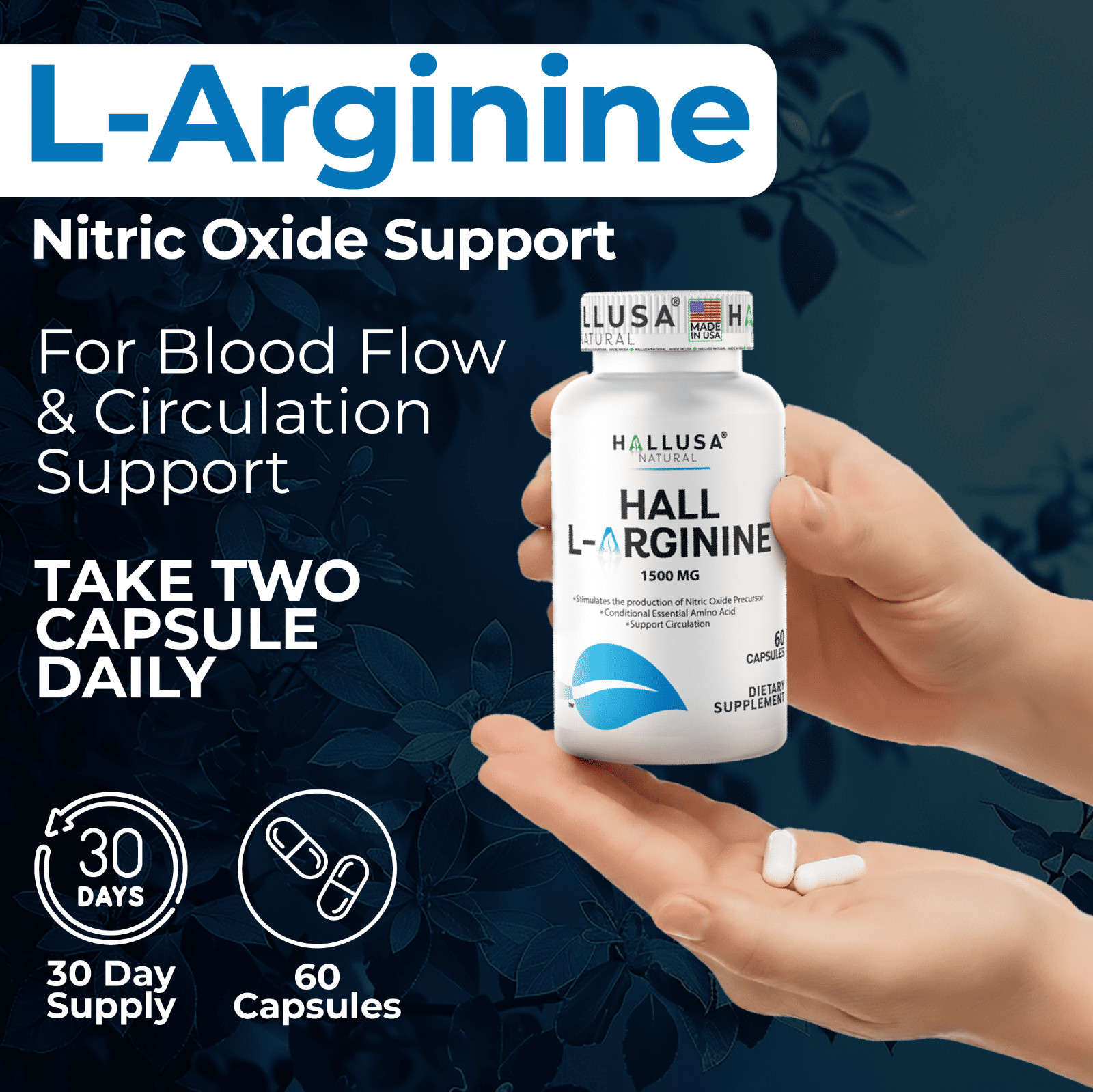 L- ARGININE – Supplement for Enhanced Performance – Essential Amino Acids