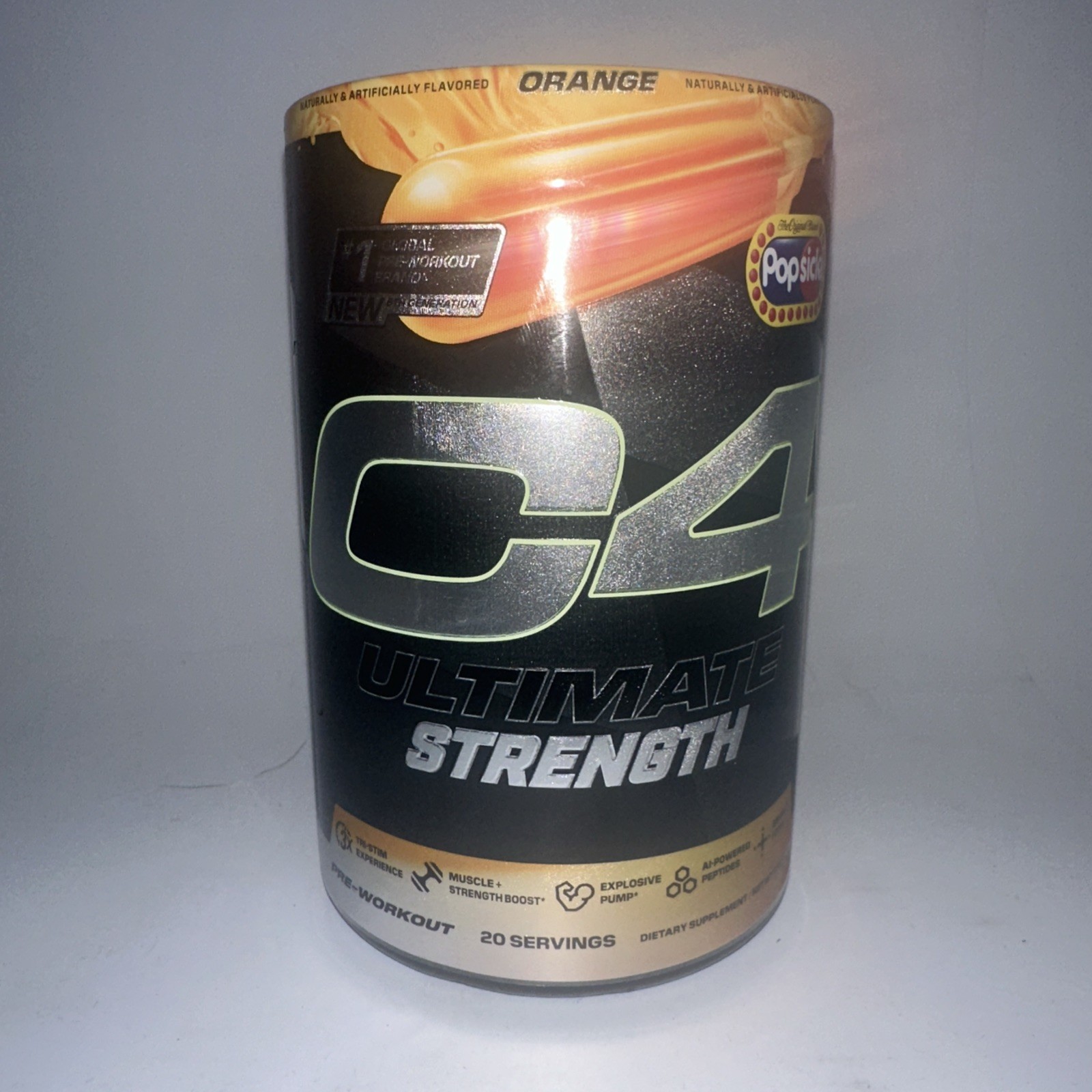 C4 Ultimate Strength, Pre-Workout, Orange Popsicle®, 1.26 lbs (574 g)