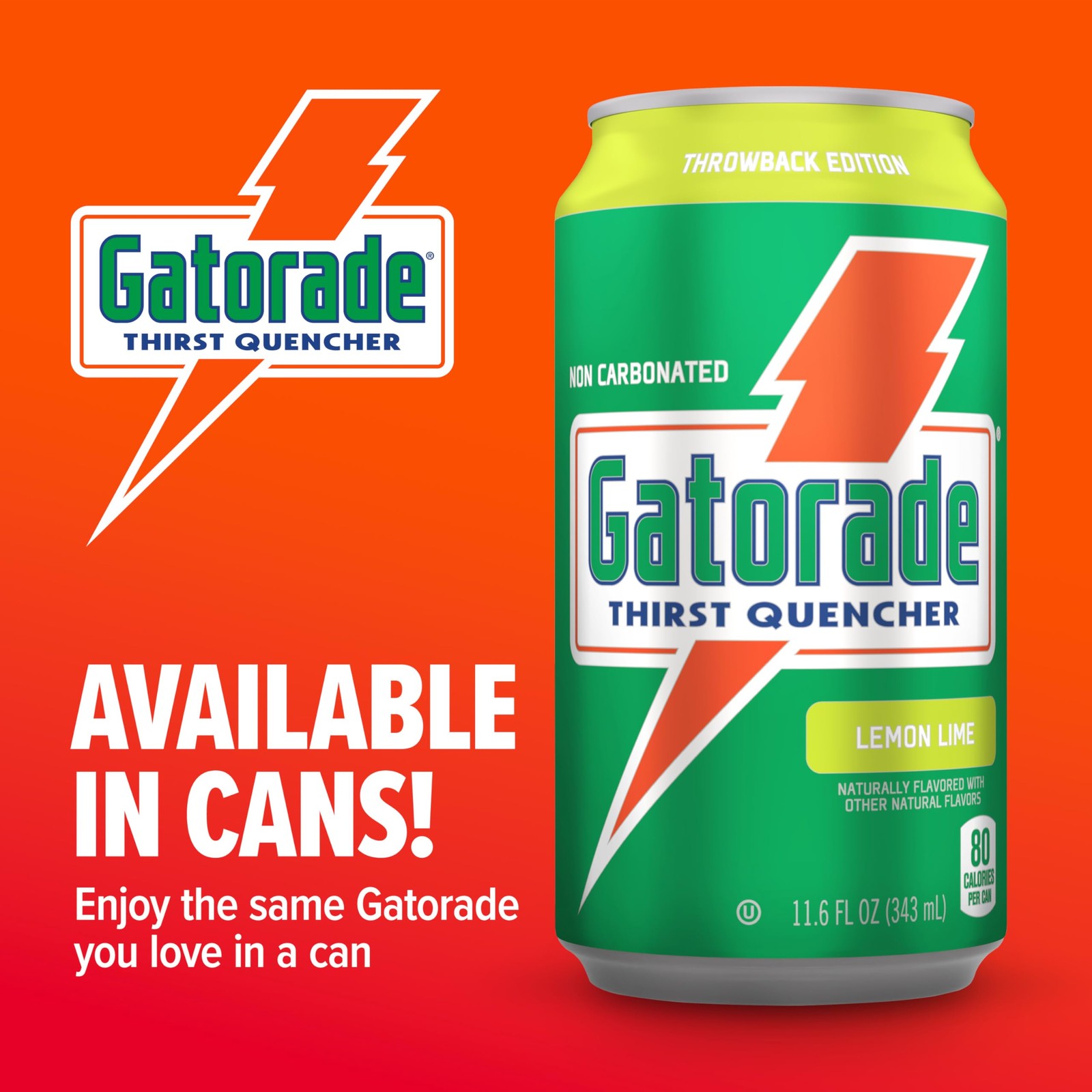 Gatorade Thirst Quencher, Lemon-Lime, 12 Fl Oz Cans 12 (Pack of 18)