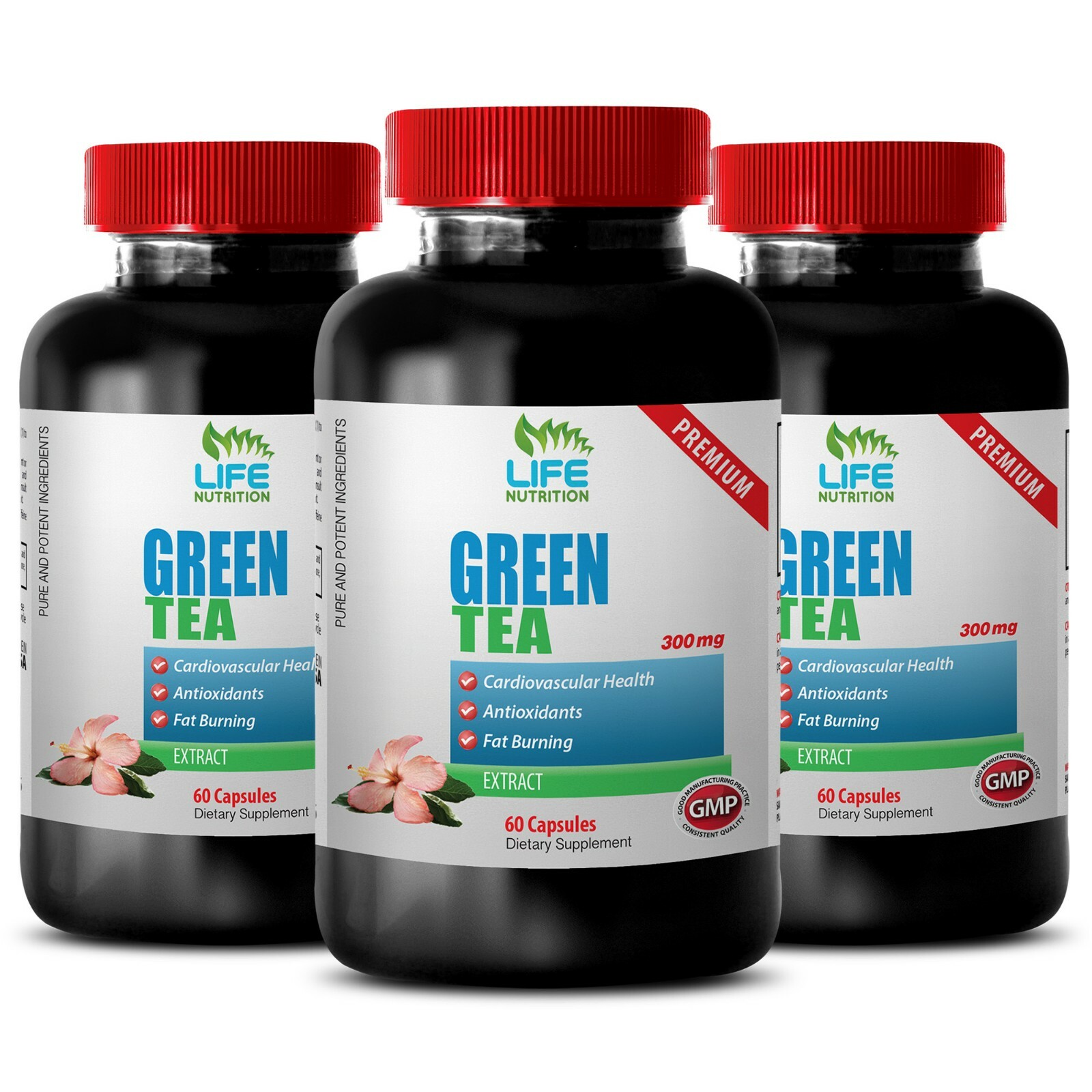 Green Tea Powder Pills – Green Tea Extract 300mg – Make You Smarter 3B
