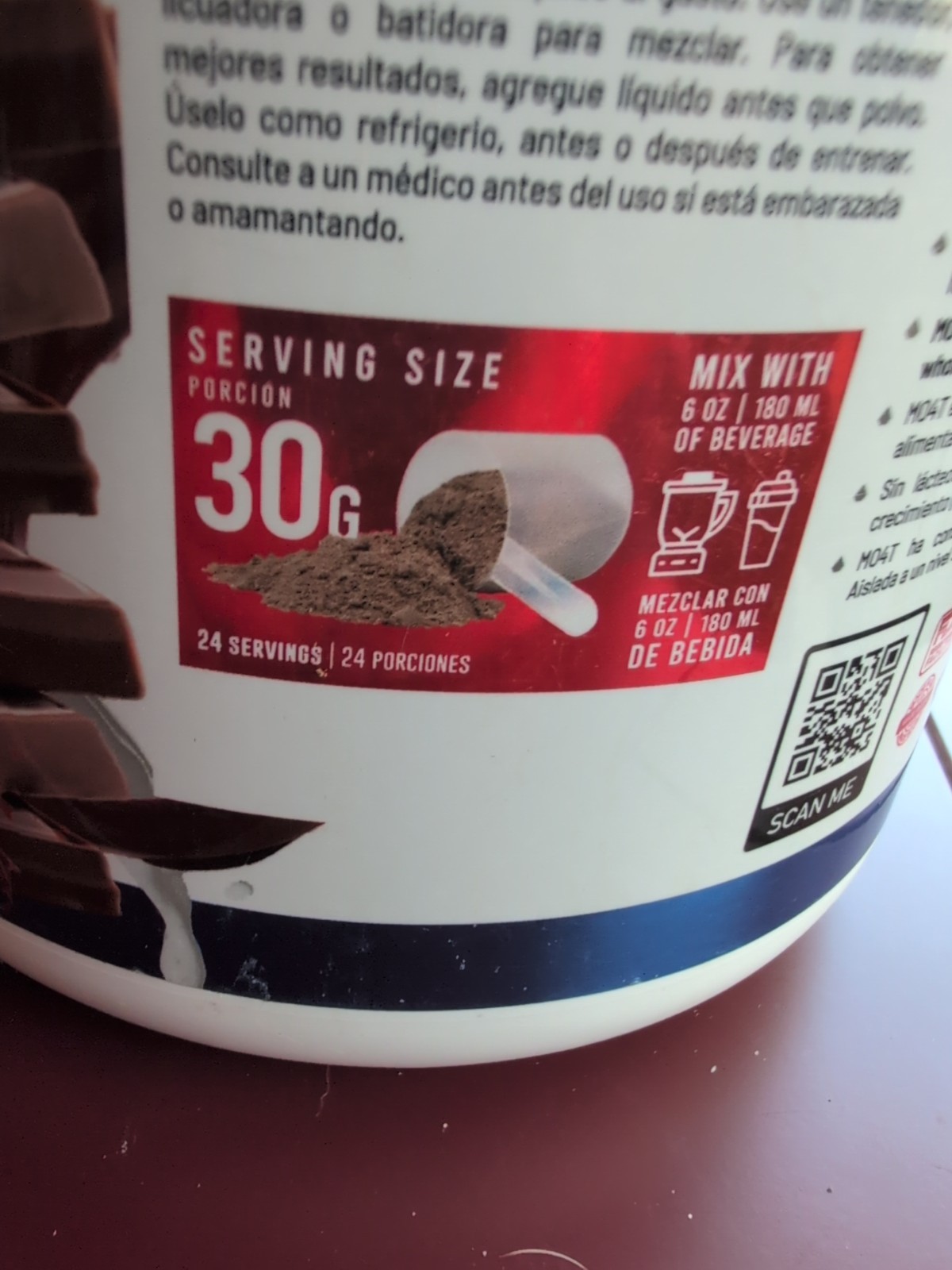 ISO26 Grass Fed Whey Protein Isolate with no artificial sweeteners. M04T 727 gr