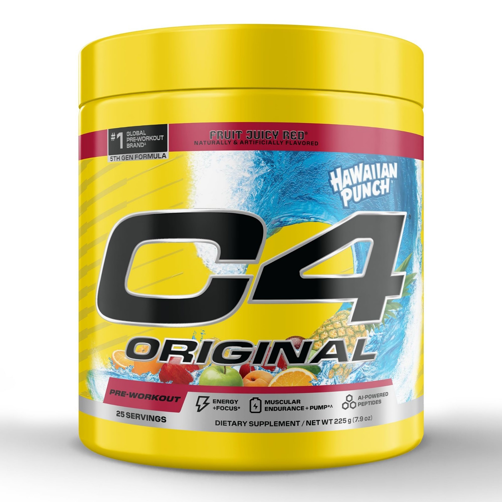 Pre Workout Powder 200mg Caffeine – Energy Boost, 25 Servings, Fitness Fuel