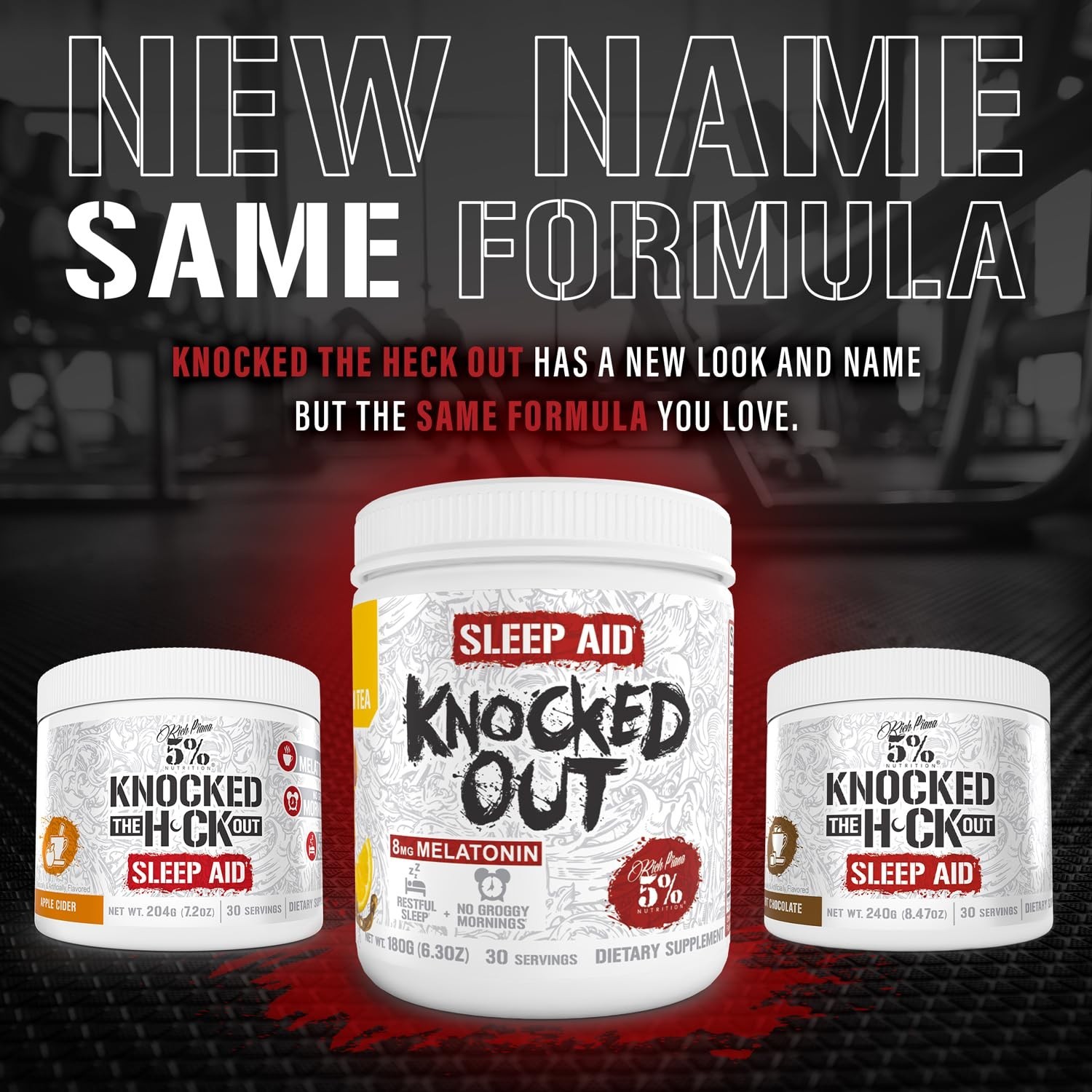 5% Nutrition Rich Piana Knocked Out Natural Sleep Aid | Post-Workout Recovery…