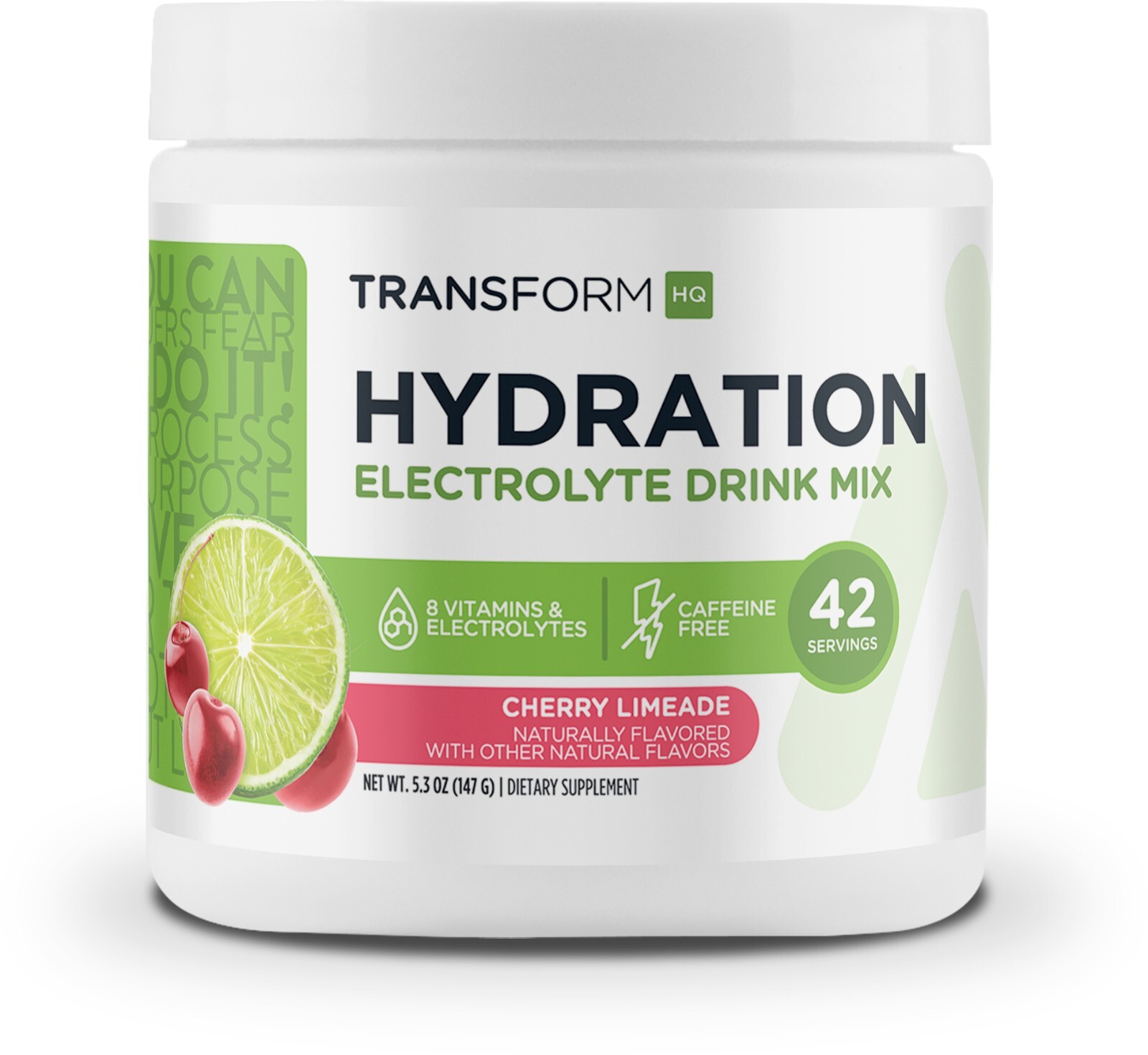 TransformHQ Hydration 42 Servings (Cherry Limeade) – Electrolyte Drink Mix