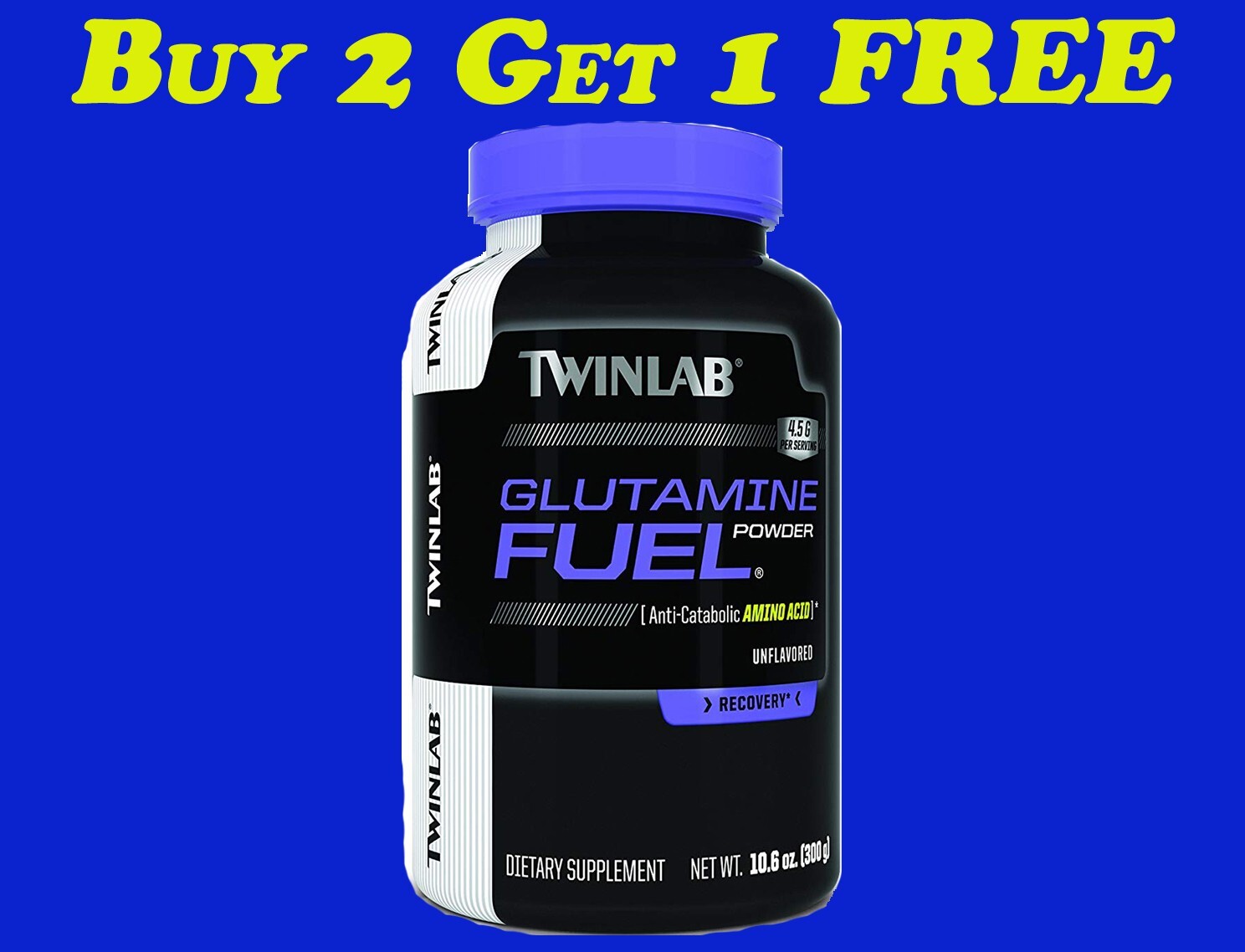TwinLabs, APS, L-Glutamine Powder Unflavored 300, 500 Grams