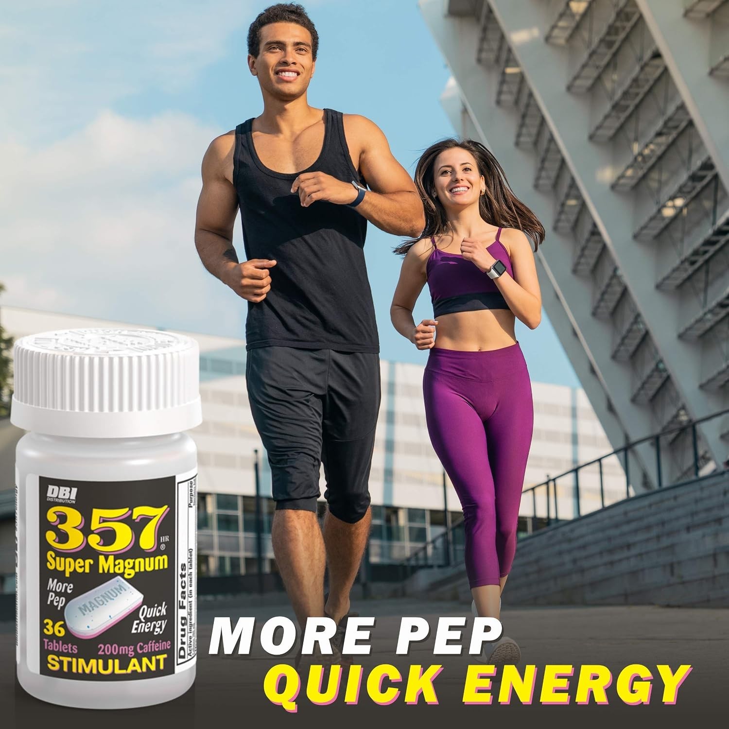 New Formula Magnum Booster – 200mg Caffeine Tablets, Pack of 12 for Quick Energy