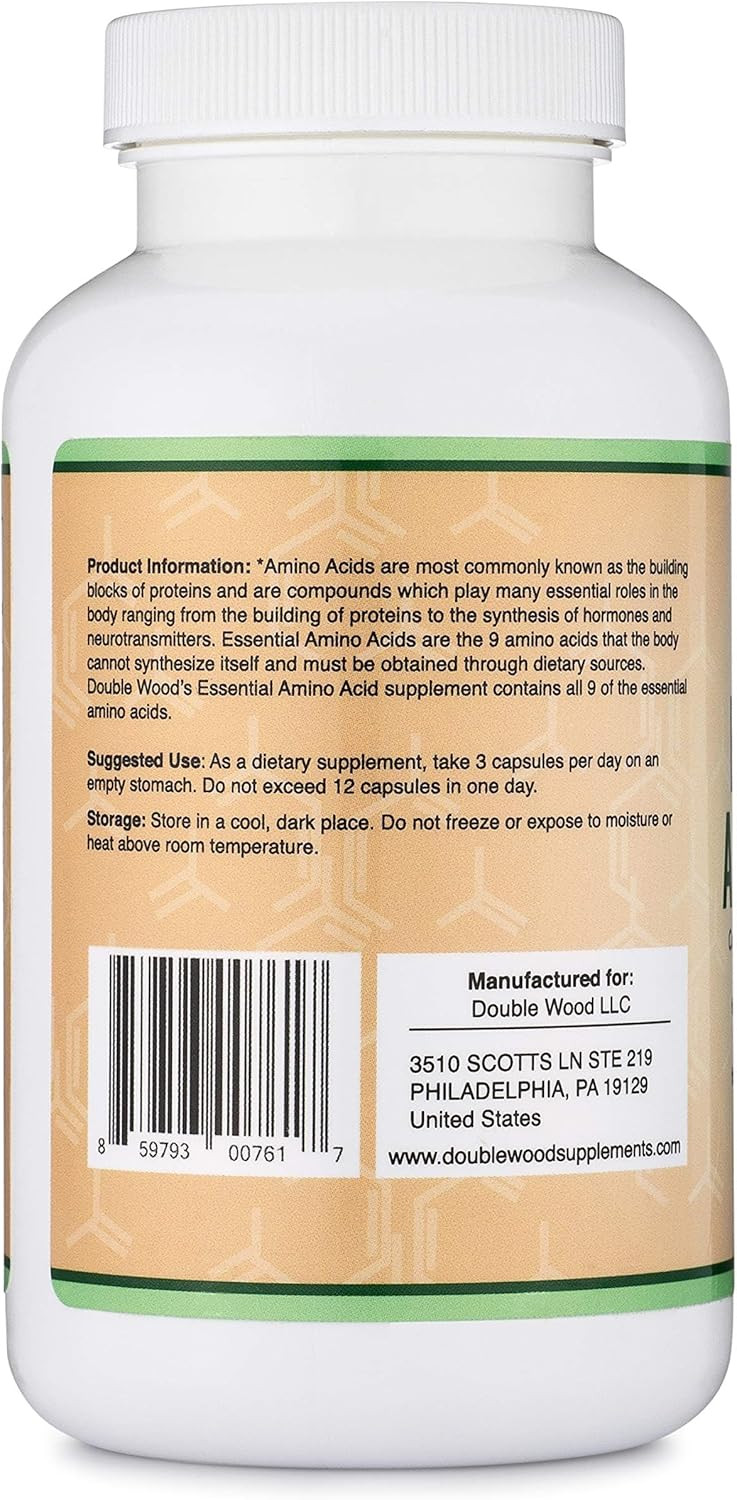 Essential Amino Acids Eaa And Bcaas Supplement 225 Count For Muscle Recovery