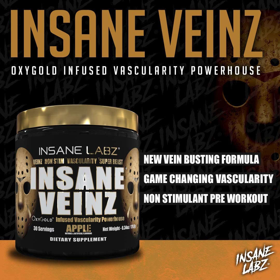 Pre Workout Nitric Oxide Booster Stack – Muscle Mass, Vascularity, Strength, Ene