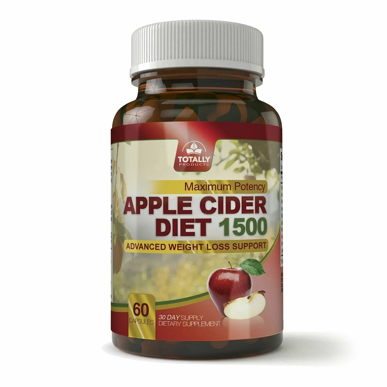 Apple Cider Vinegar 1500mg Weight Management and Amino Acid Muscle Supplement