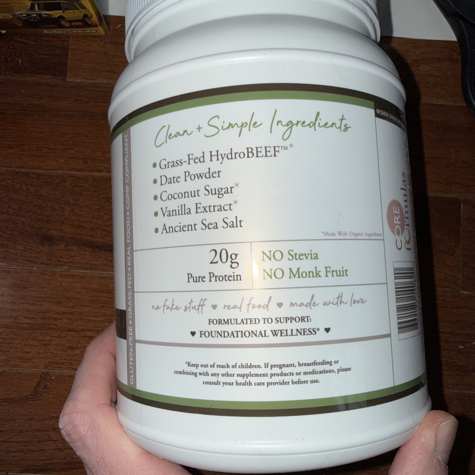 Core Formula Daily Classic Vanilla Protein Powder 30 Serving MANF 05/2025
