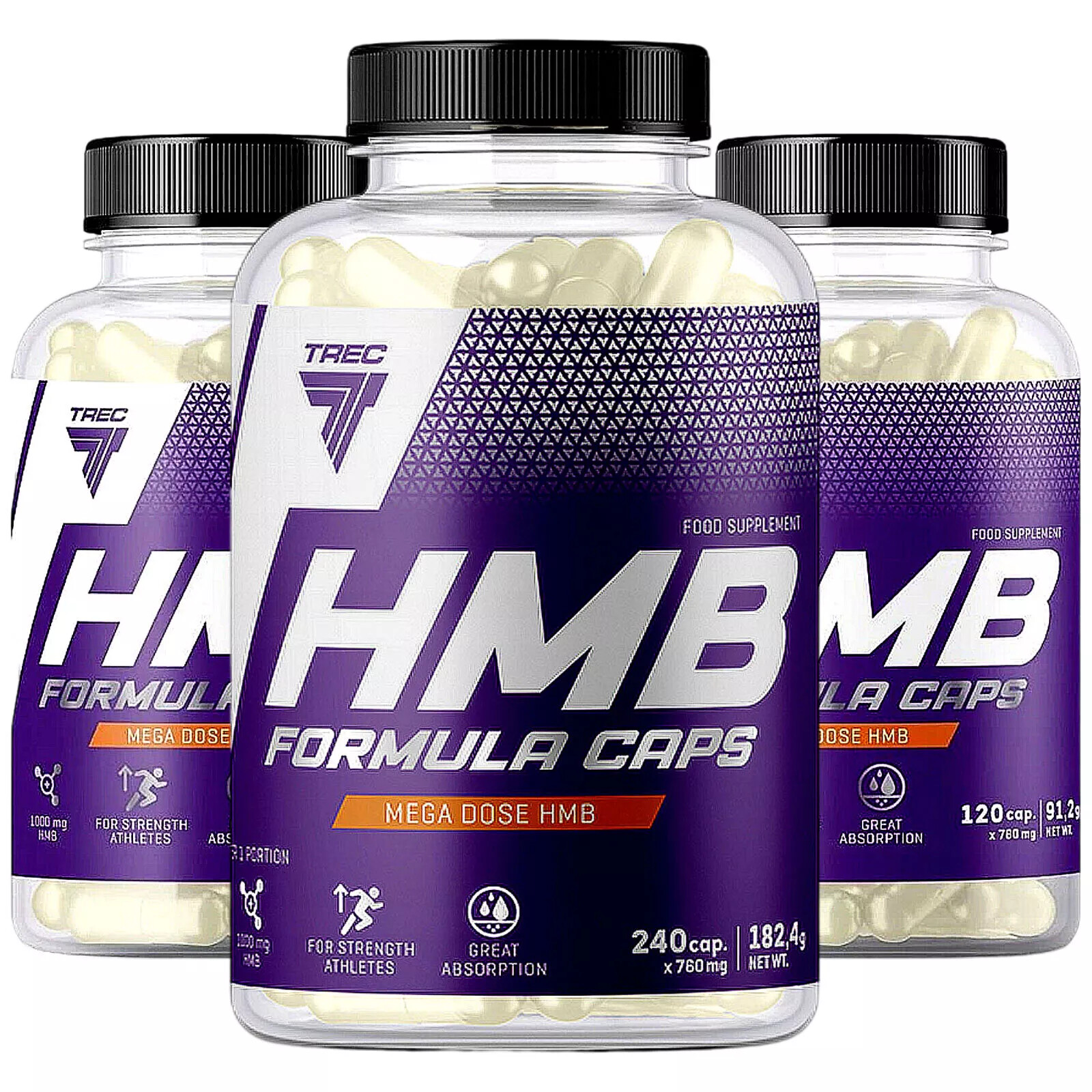 HMB SUPPLEMENTS – Reduces Body Fat & Lean Muscle Growth – HMB 1000 mg PILLS