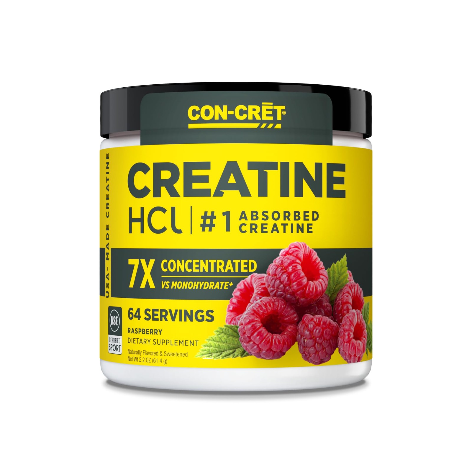 CON-CRET Creatine HCl Powder | Muscle Cognitive Cellular Energy Support | No …