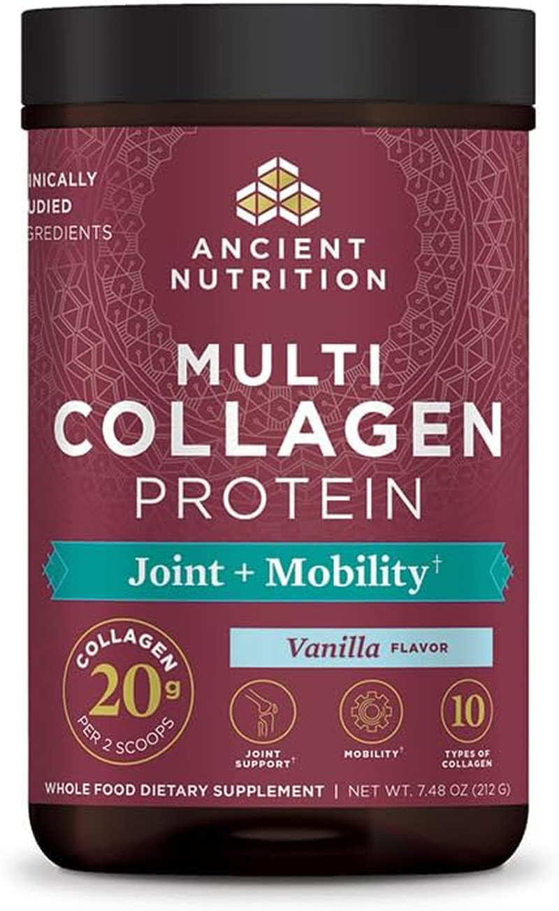Collagen Powder Protein, Multi Collagen Protein Powder Joint + Mobility, 20 S…