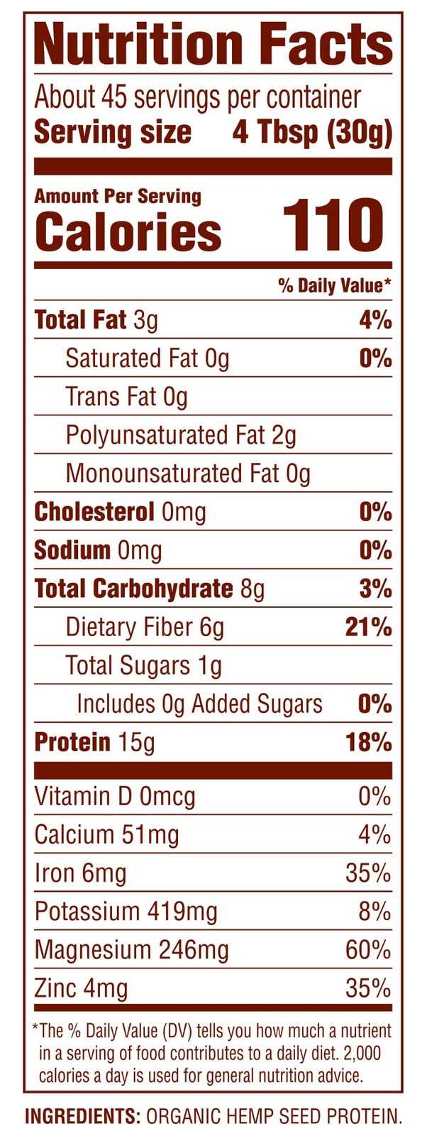 Nutiva Organic Raw Hemp Seed Protein Powder, 3 lb – Vegan, Keto, Gluten-Free