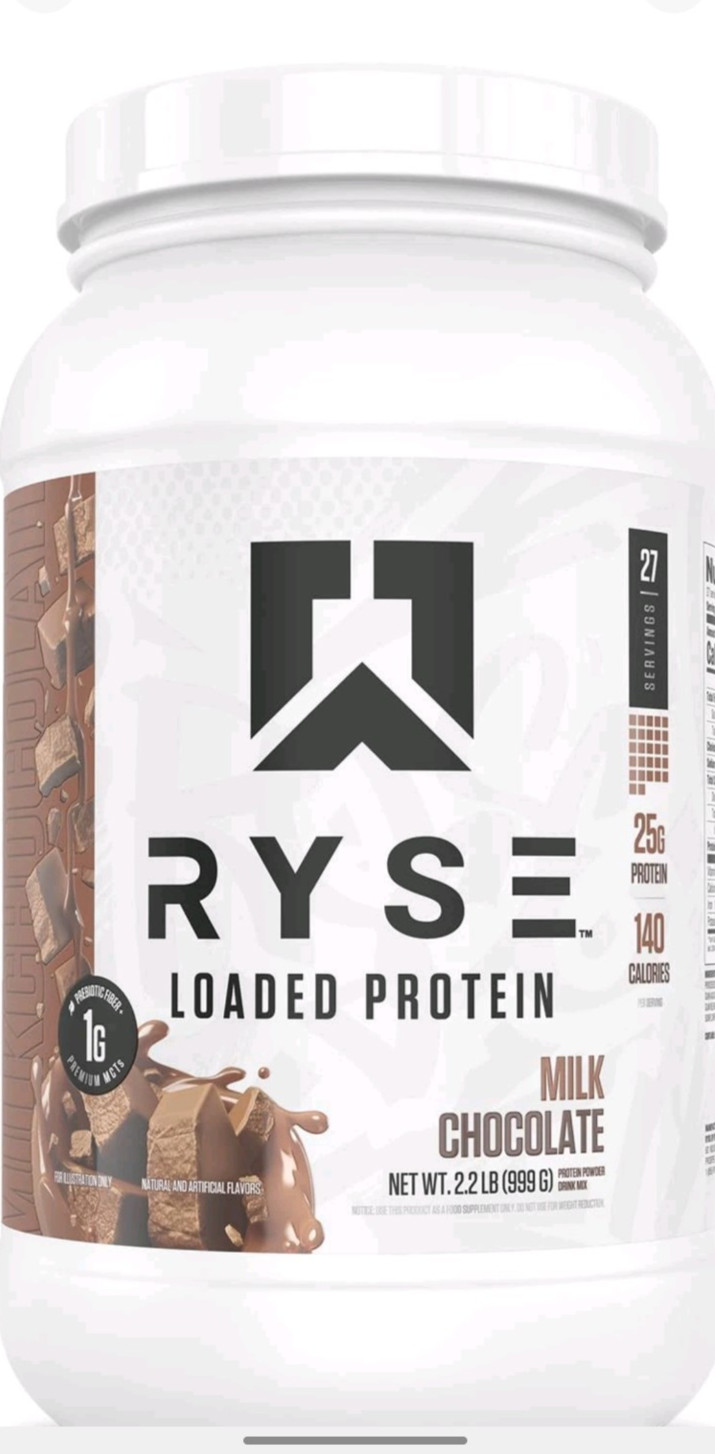 RYSE Loaded Protein Powder – Milk Chocolate – 25g Whey Protein Isolate Conce…