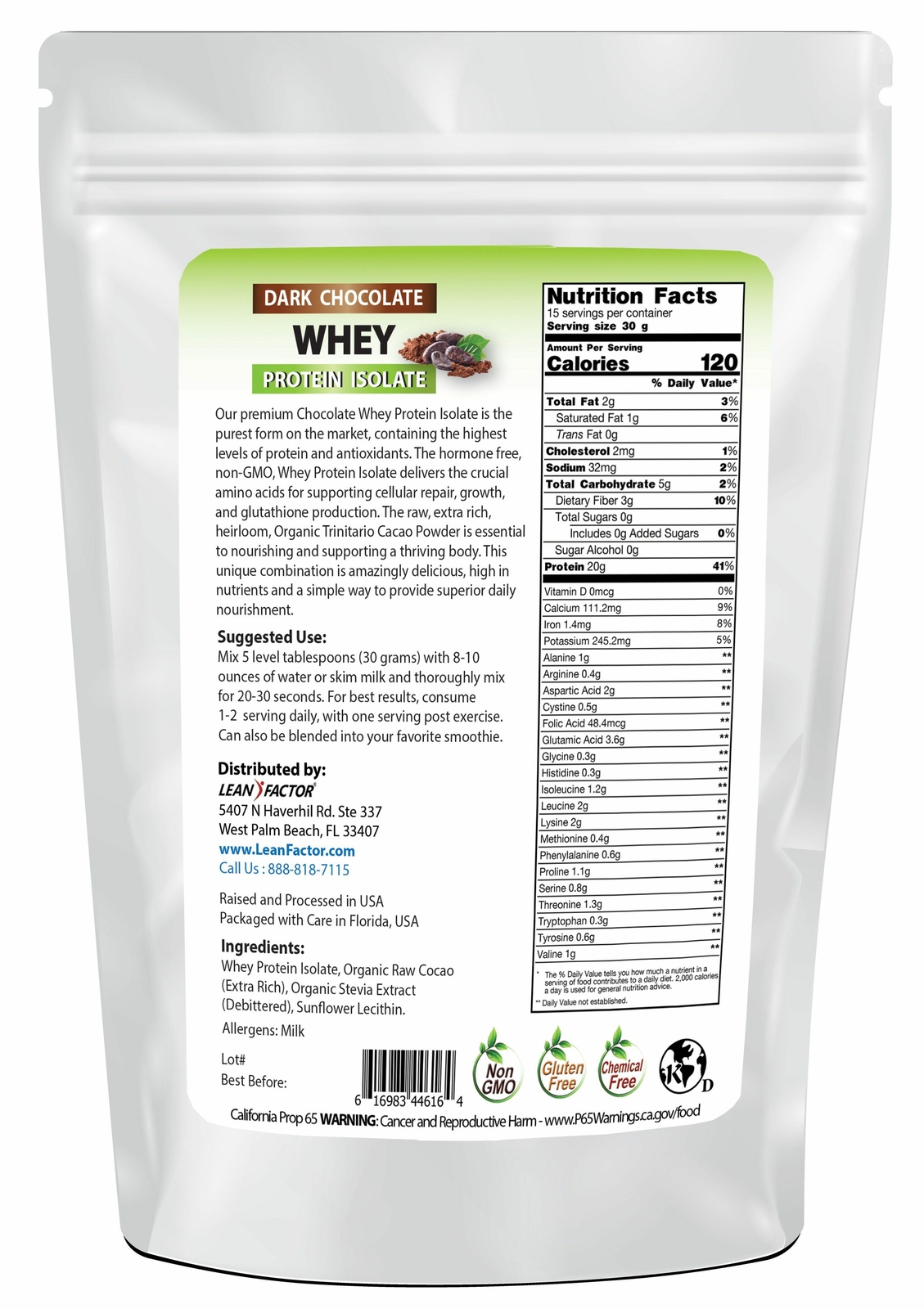 Decadent Chocolate Whey Isolate