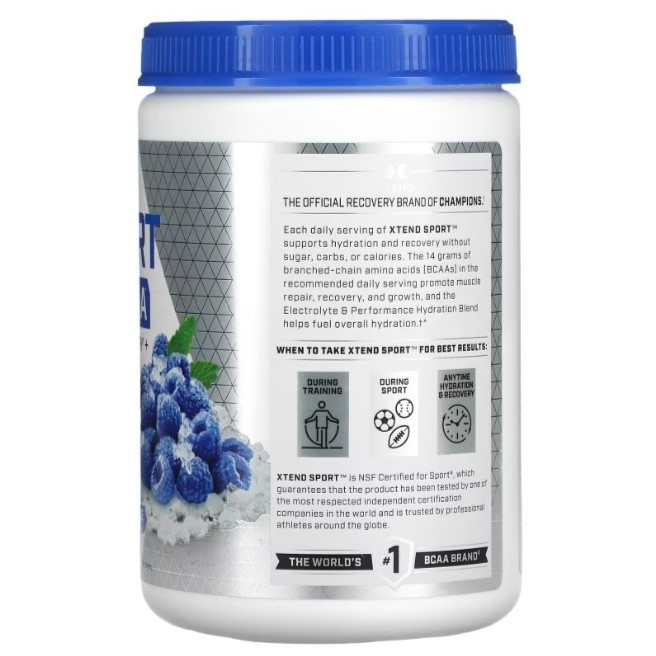 Sport, 7G BCAA, Blue Raspberry Ice, 12.2 oz (345 g)
