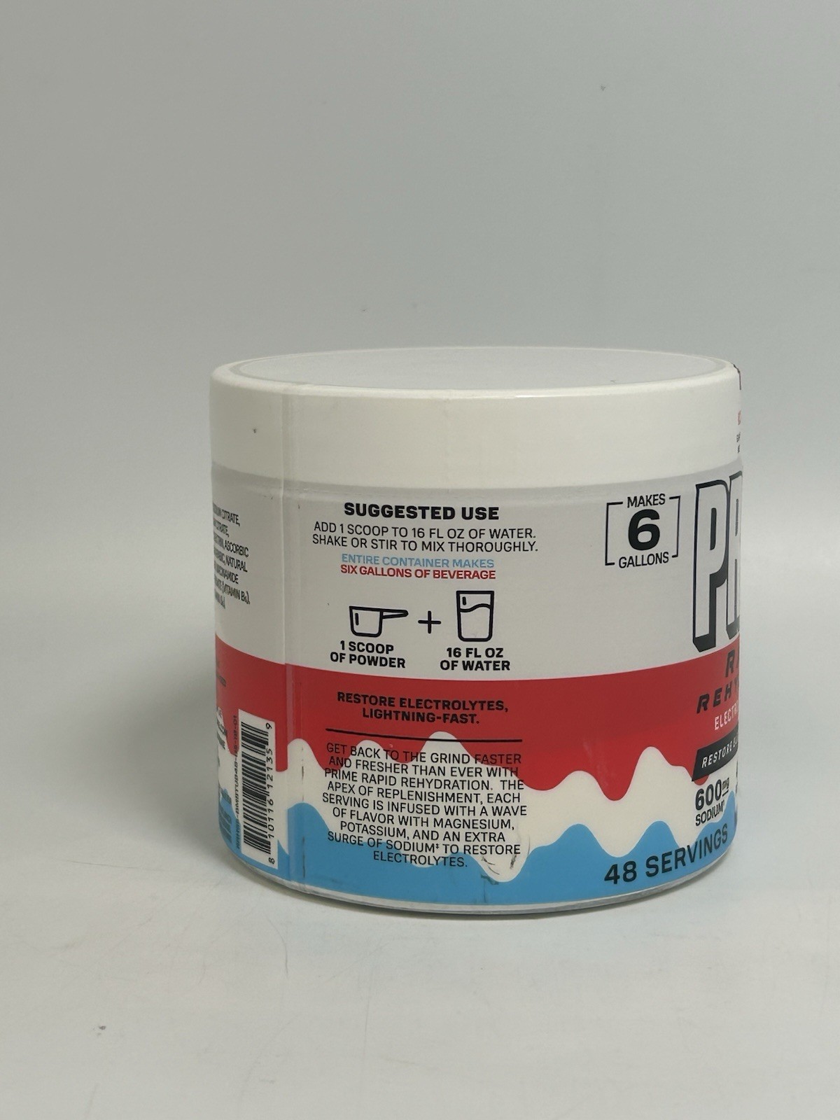 Prime Rapid Rehydration Electrolyte Powder Ice Pop 9.9oz 48 Srvgs Exp 2/28 *NEW*