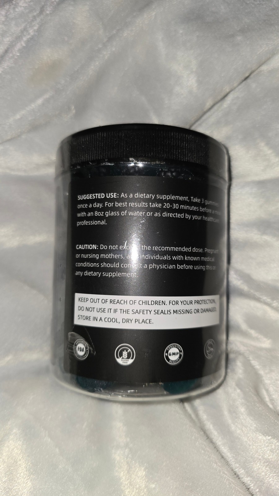 Creatine Monohydrate Gummies 5G 135 Ct 45 Servings Blueberry Exp 01/27