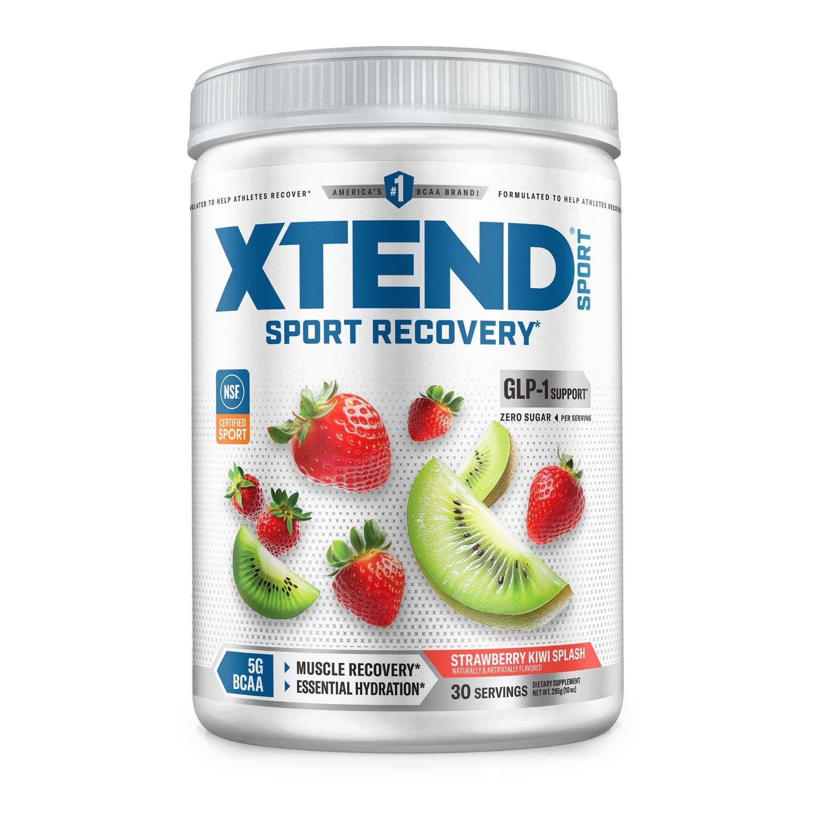 Zero Sugar BCAA Powder – 5g Amino Acids, 30 Servings, Sports Recovery Supplement