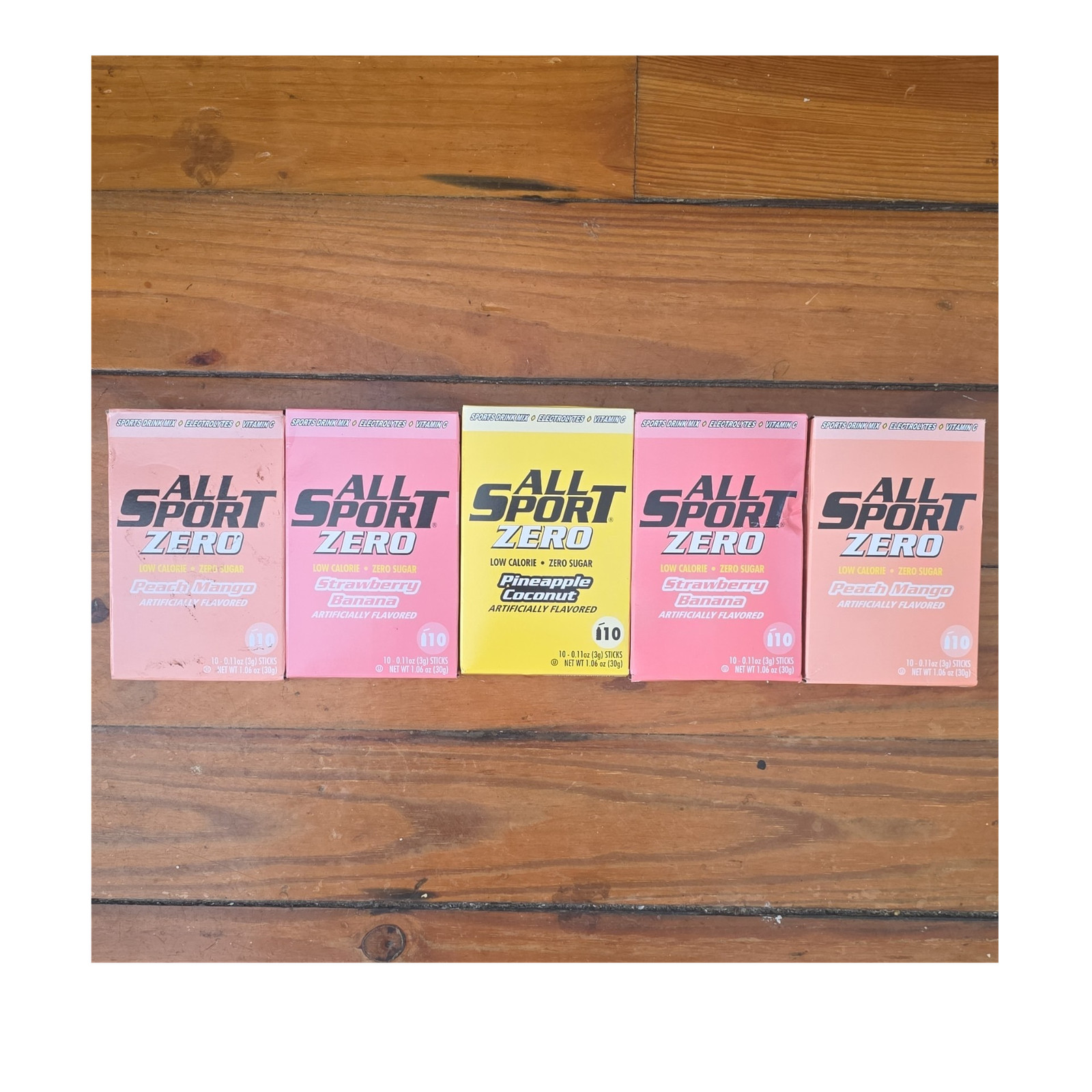 All Sport Zero Electrolyte Powder Drink Mix Low Calorie Zero Sugar Variety Pack