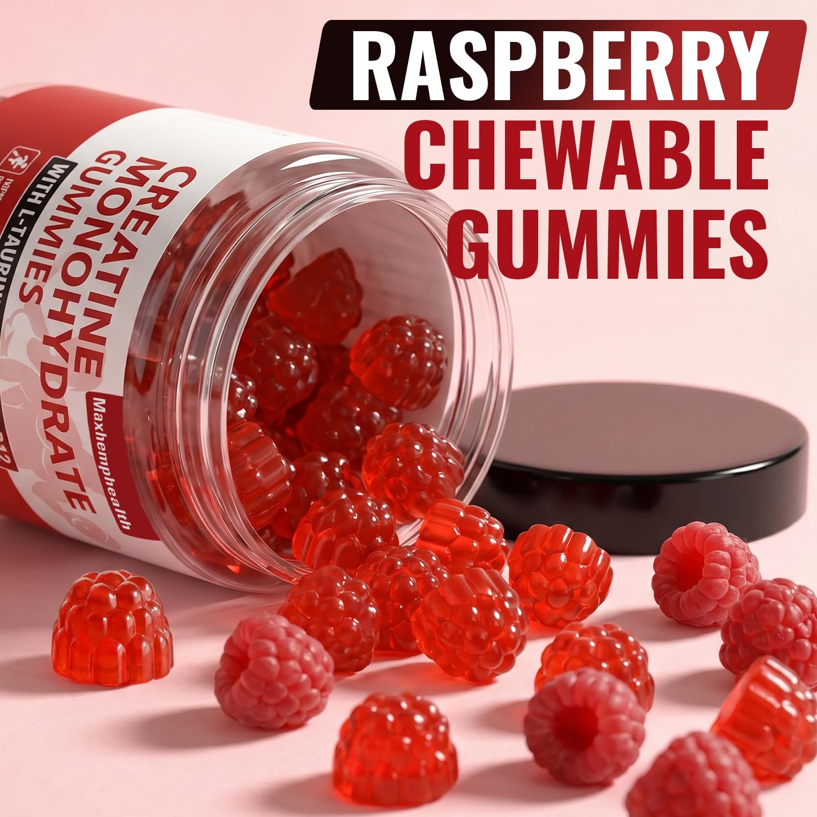 Creatine Gummies for Women, 5g Creatine Monohydrate, 120 Count | Creatine for…