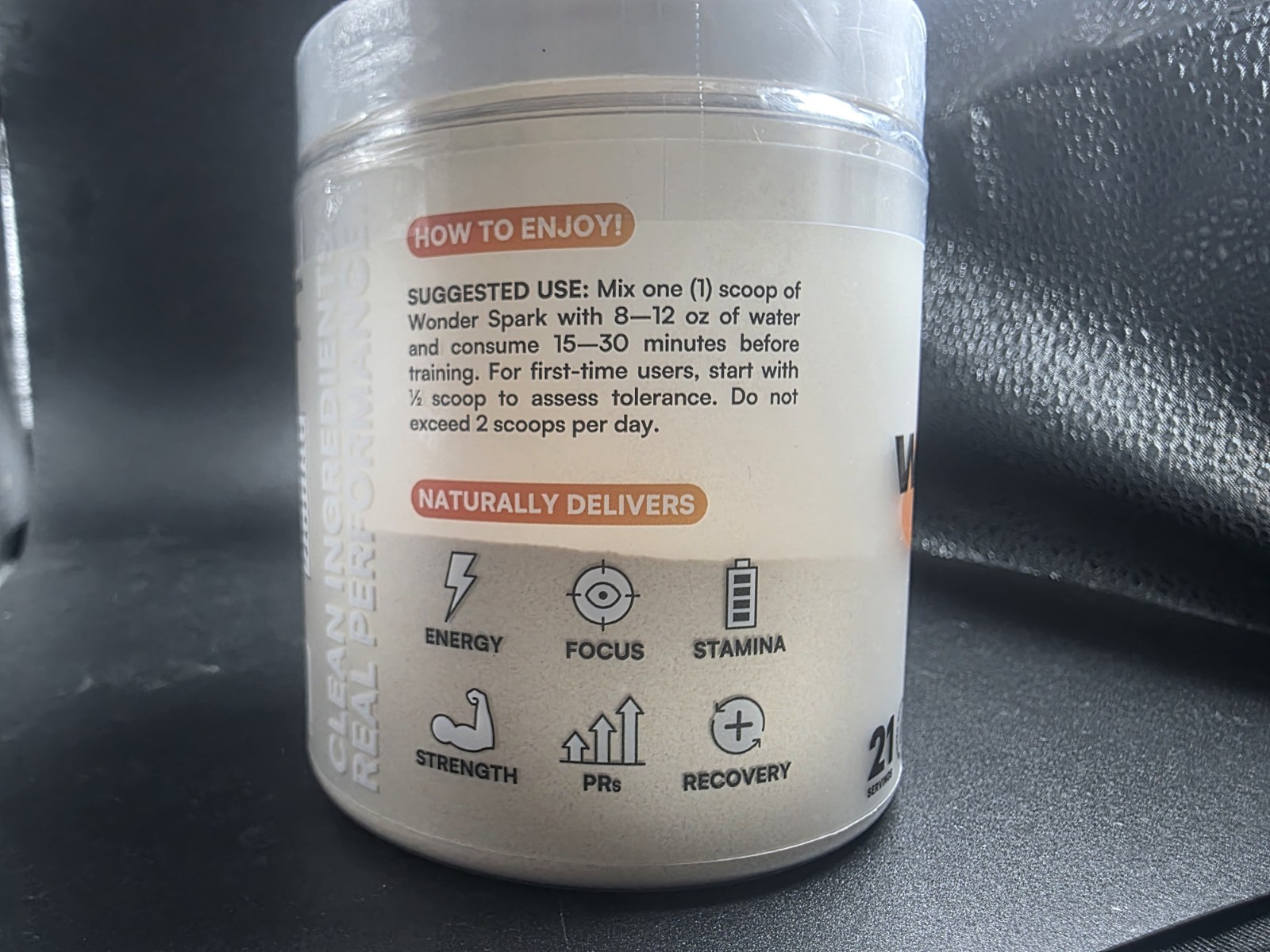 Natural Pre-Workout – Nootropic & AdaptogenPacked – Sustained Energy 11/27