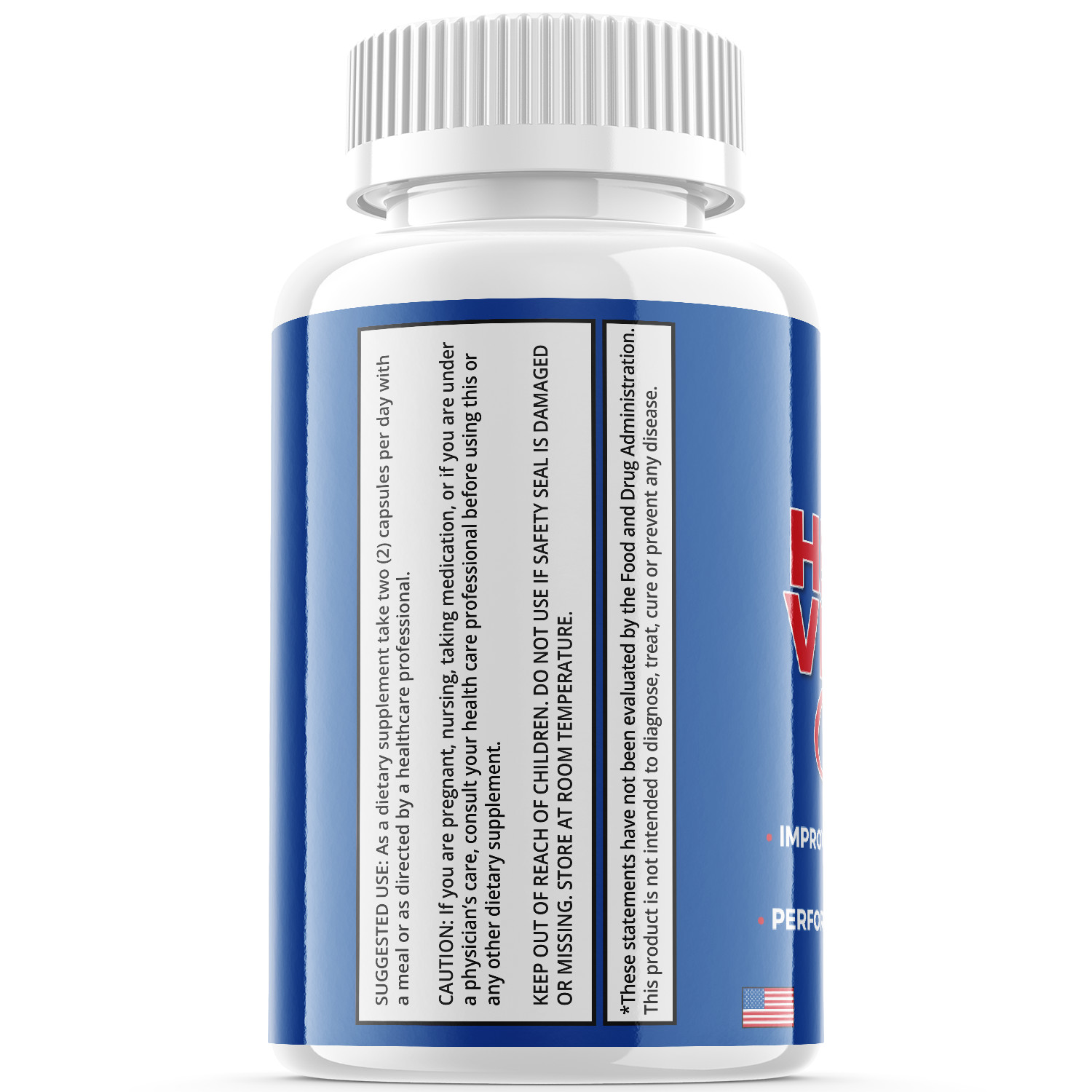 Herbal Virility Max Men Pills, Herbal Virility Max Male Support (60 Capsules)