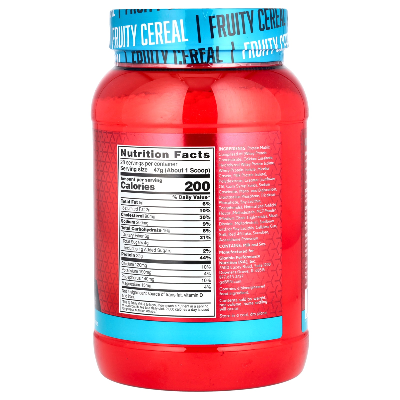 Syntha-6, Protein Powder Drink Mix, Fruity Cereal, 2.91 lb (1.32 kg)