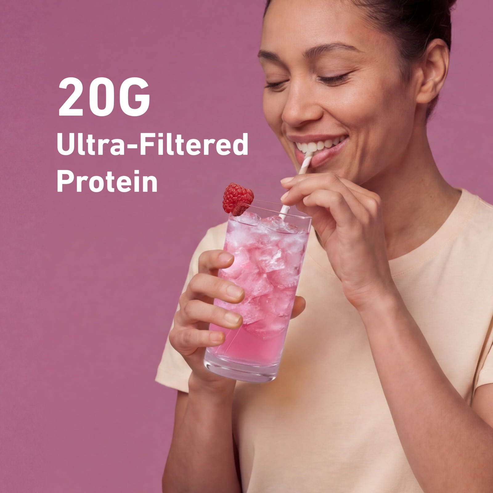 Isopure Clear Low Carb 100% Whey Protein Isolate Powder, Mixed Berry