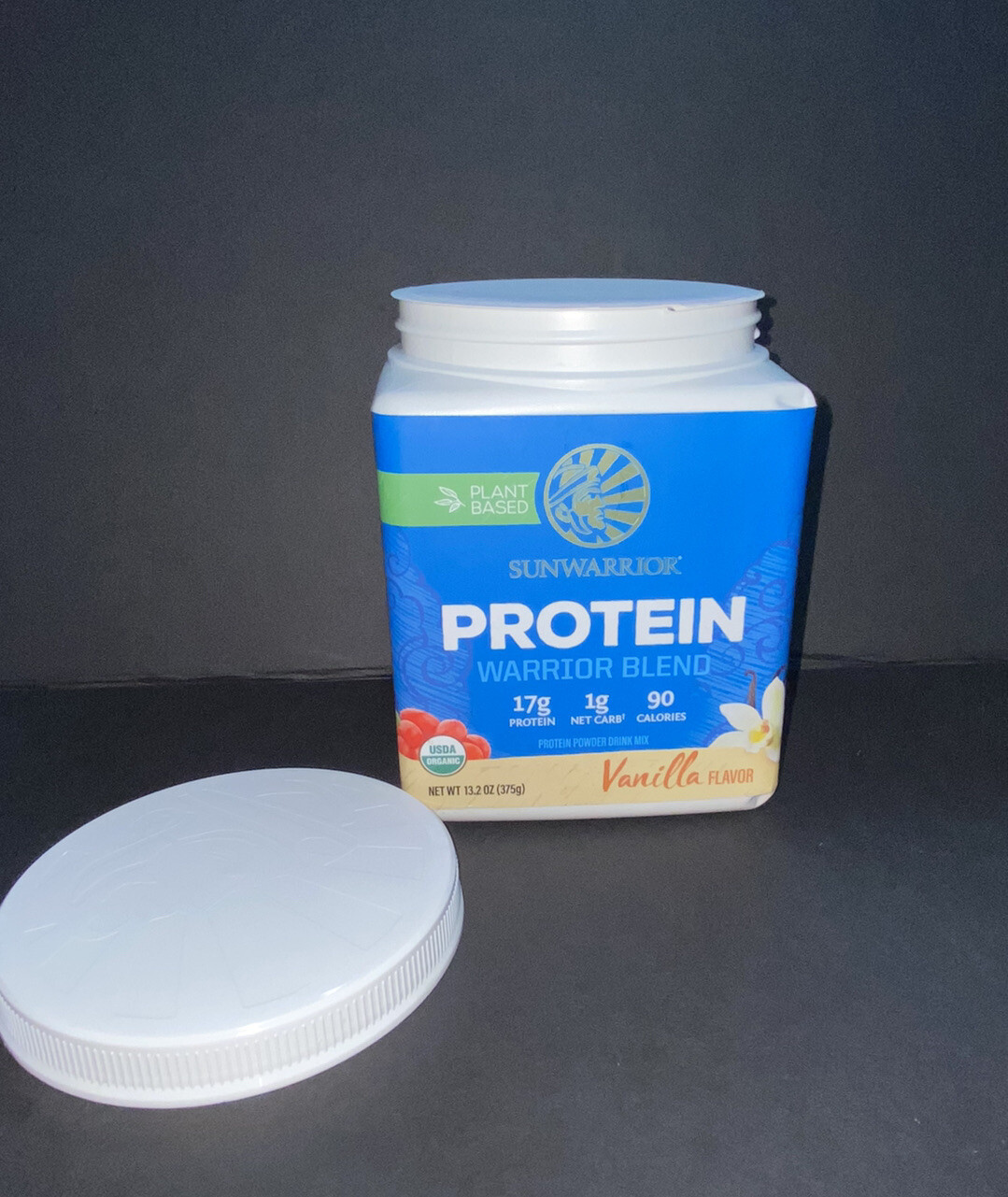 SUNWARRIOR PLANT BASED VANILLA PROTEIN POWDER (NEW SEALED) EXP 02-2025