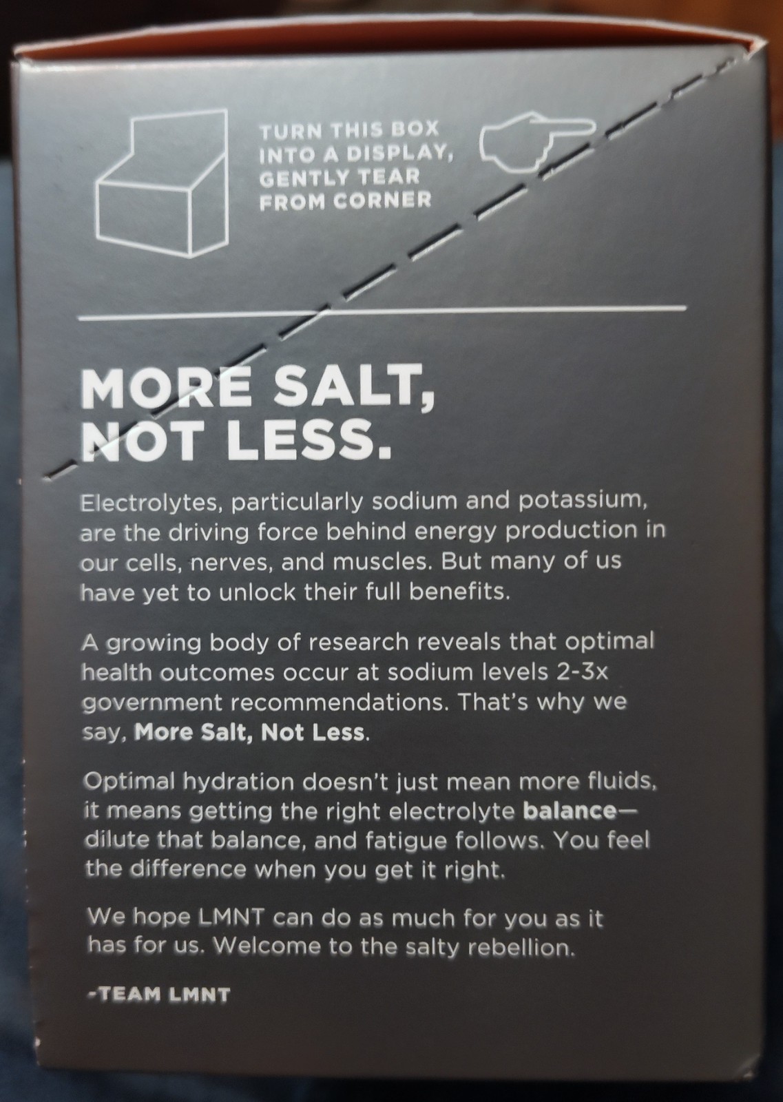 LMNT Grapefruit Salt Electrolyte Drink Mix Zero Sugar 30 Stick Packs 6g