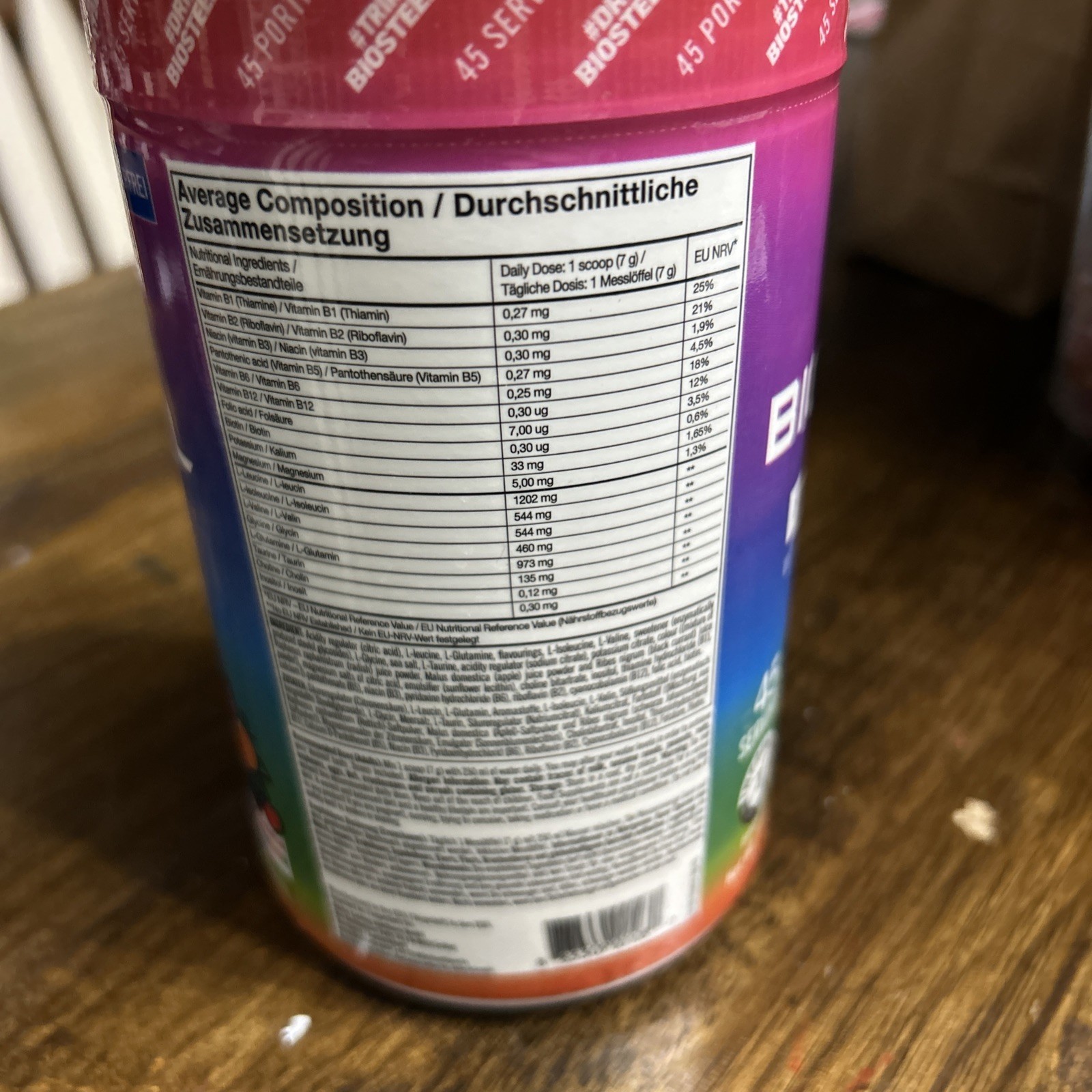 Biosteel Hydration Mix Essential Electrolytes – rainbow twist- 45 serv exp 9/26