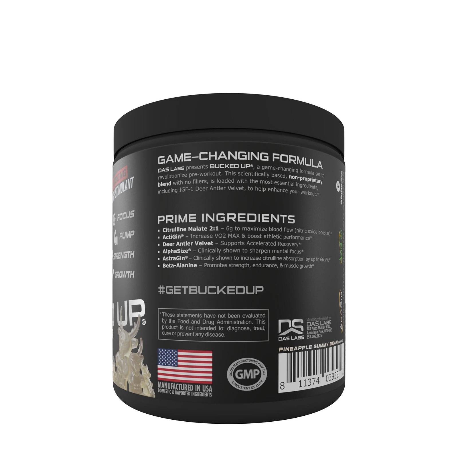 High Stimulant Pre-Workout – White Gummy Deer (30 Servings)