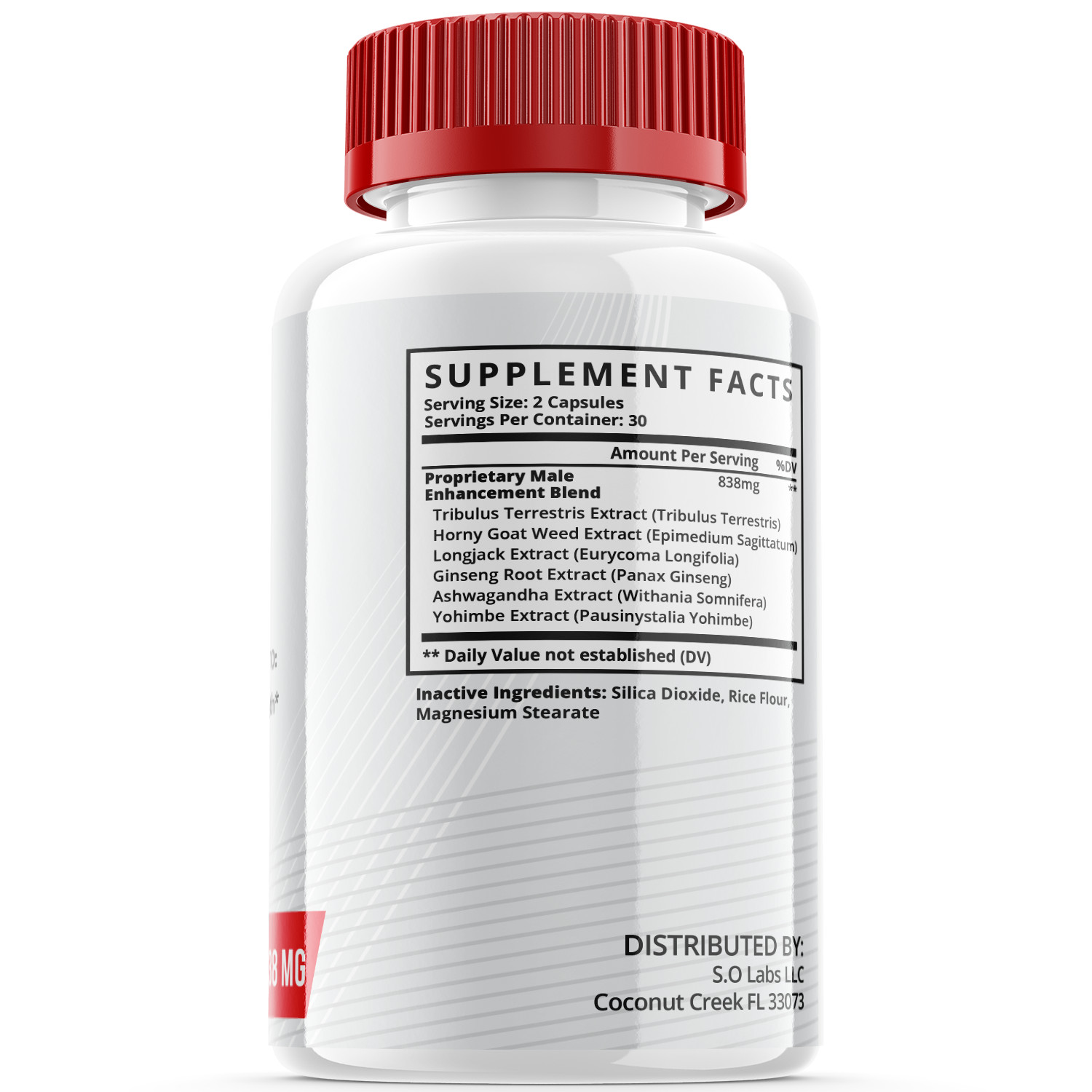 (5 Pack) Laguna Long Male Support Capsules, Mens Vitality Support (300 Capsules)