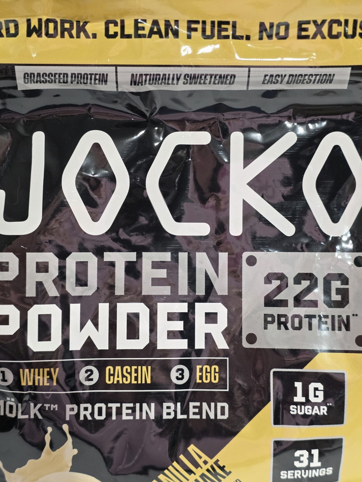 Fuel your gains with Jocko Mölk Vanilla Whey – 22g Protein, Low Sugar! 8/01/26