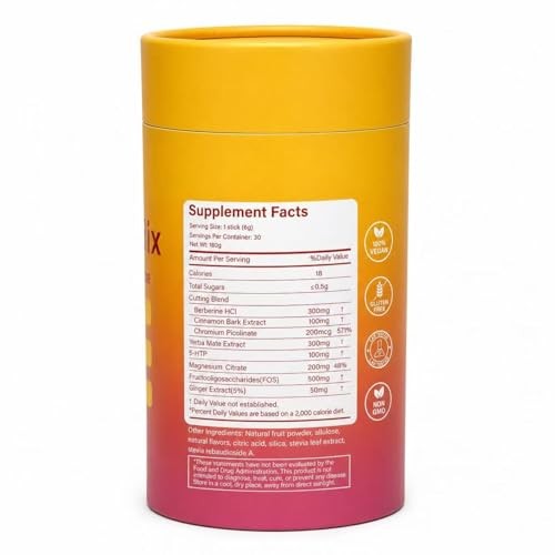 New Cutting Drink Mix – Berberine, Chromium, Satiety & Metabolism Suppor | Gut