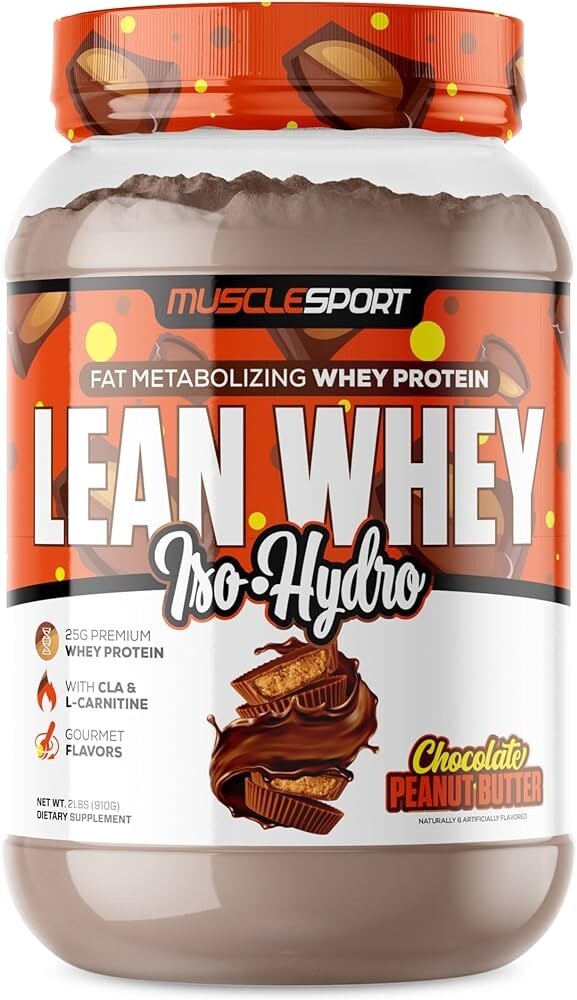 Lean Whey, Iso-Hydro, CHOCOLATE PEANUT BUTTER 2LB