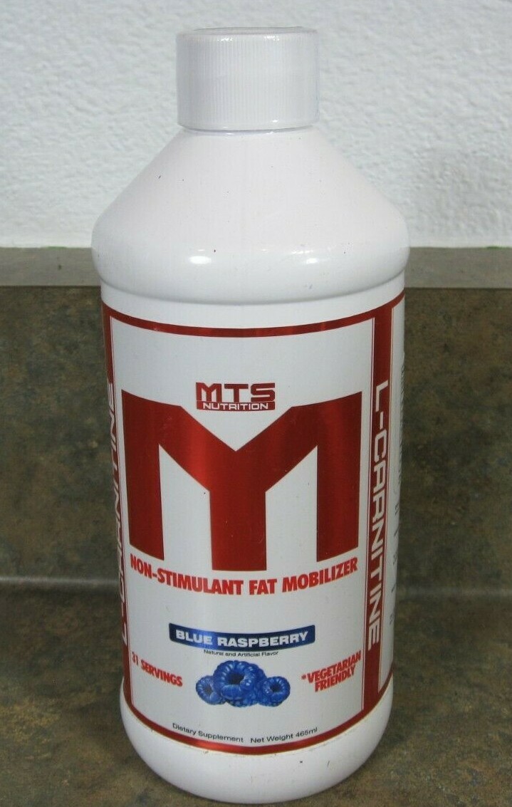 MTS Non-Stimulant Fat Mobilizer L-CARNITINE- Blue Raspberry 31 Servings 02/2020