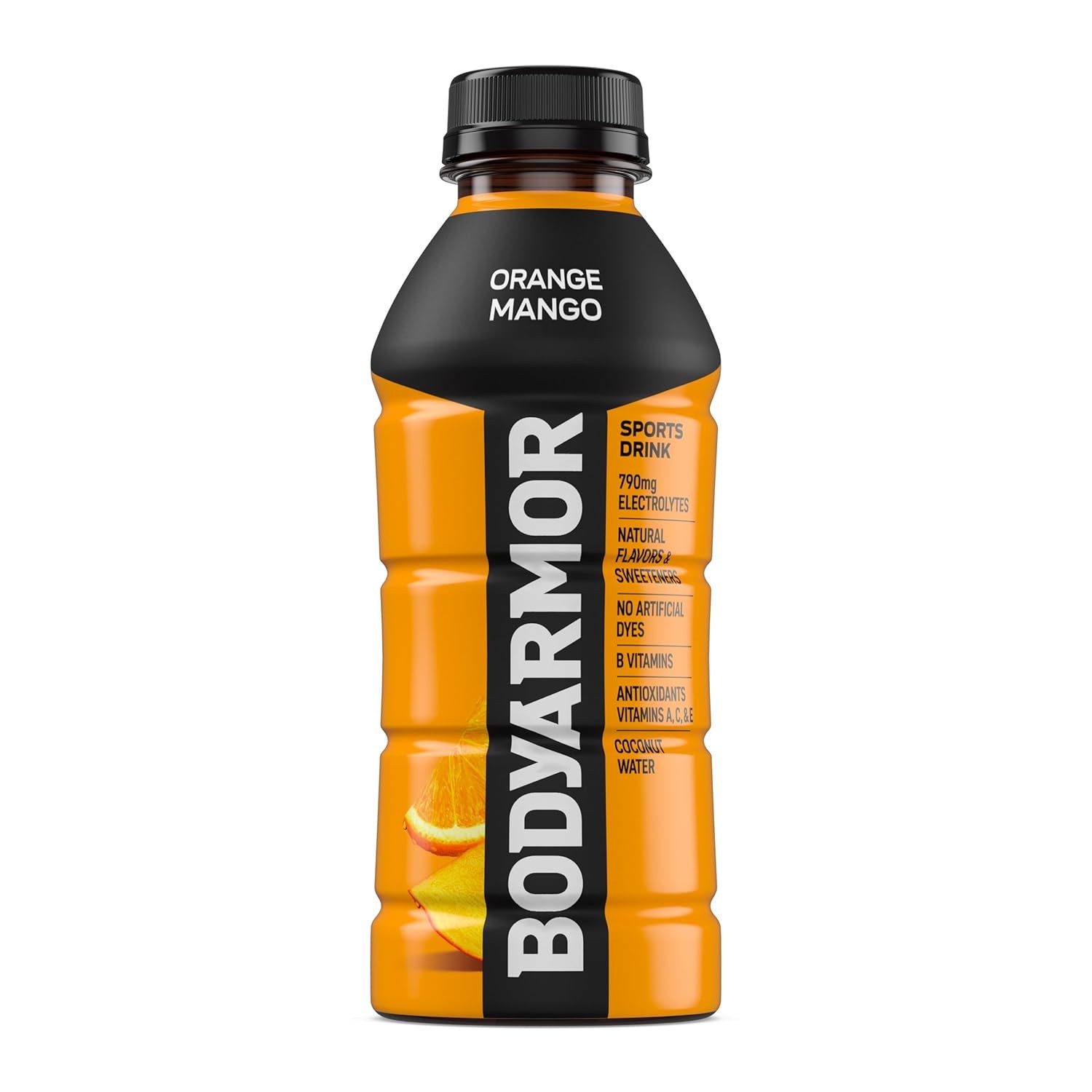 Sports Drink, Orange Mango, Electrolyte Drink Hydration, 16 Fl Oz Bottles (12 Pa