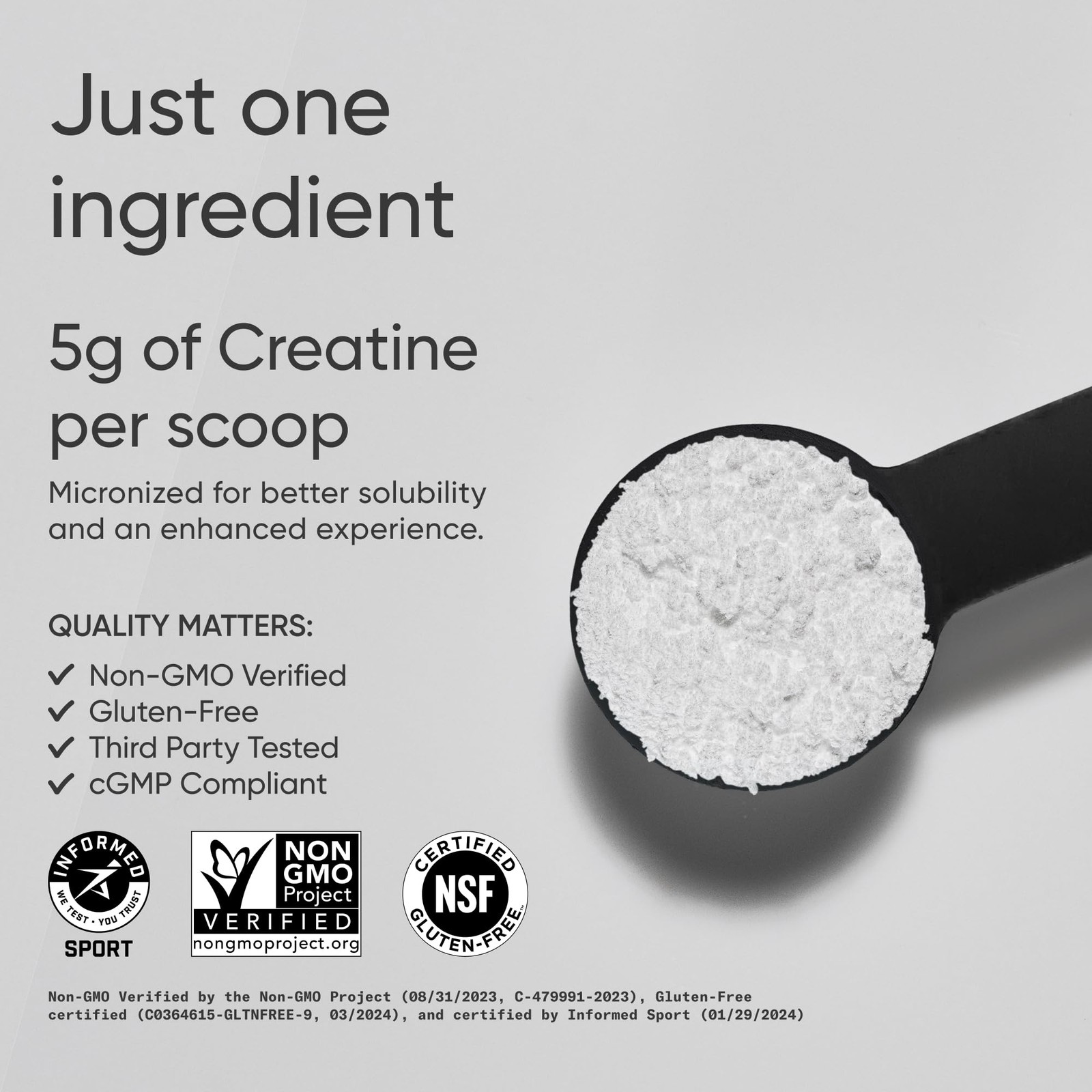 Sports Research Creatine Monohydrate 5g – Boost Muscle, Strength & Recovery