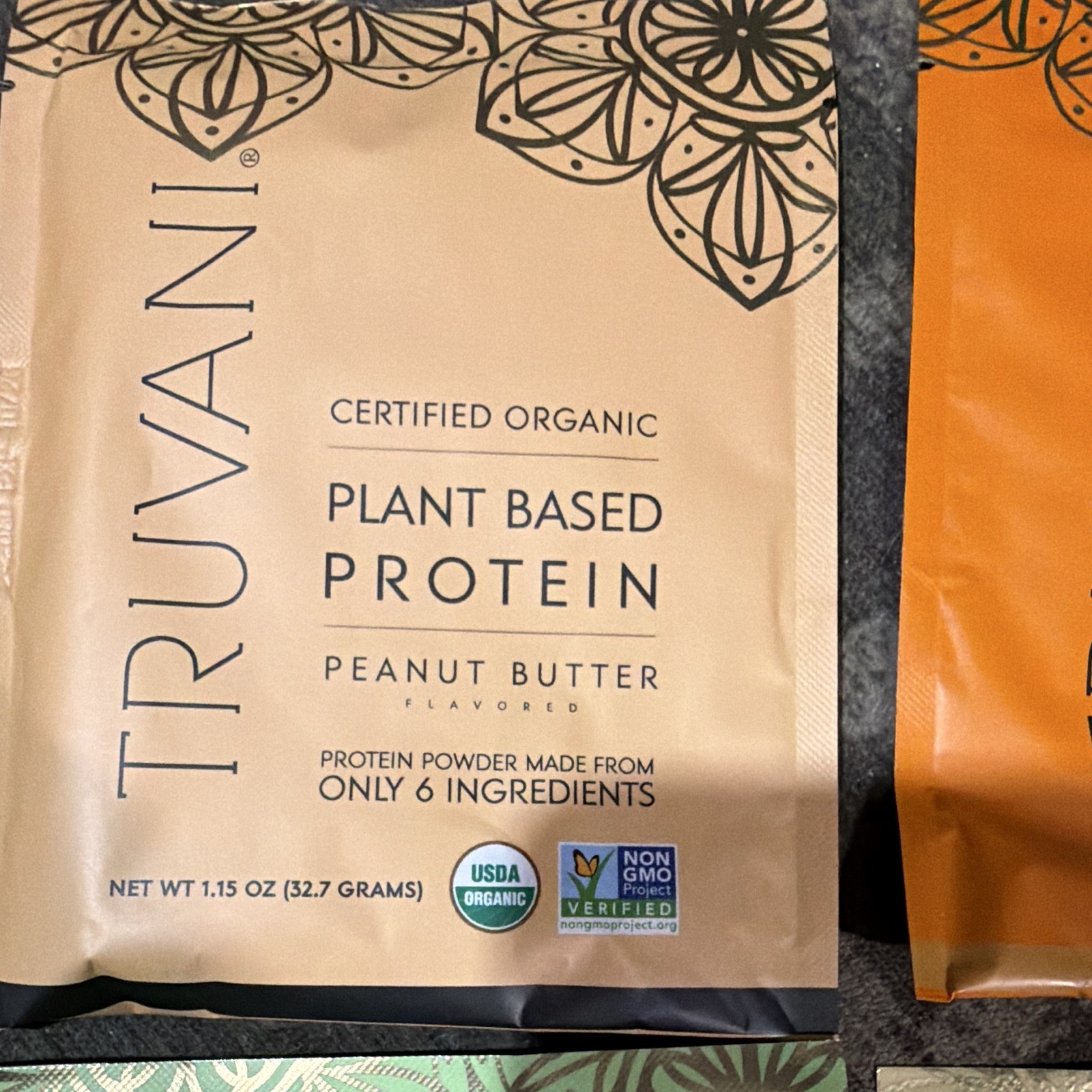 Truvani Organic Non-GMO Plant-Based Protein Powder Variety Sample Pack