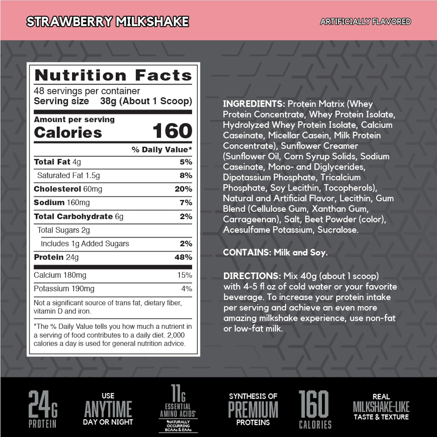 SYNTHA-6 EDGE Protein Powder, with Hydrolyzed Whey, Micellar Casein, Milk Protei
